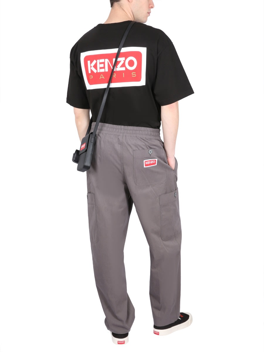 Shop Kenzo T-shirt With Logo In Black