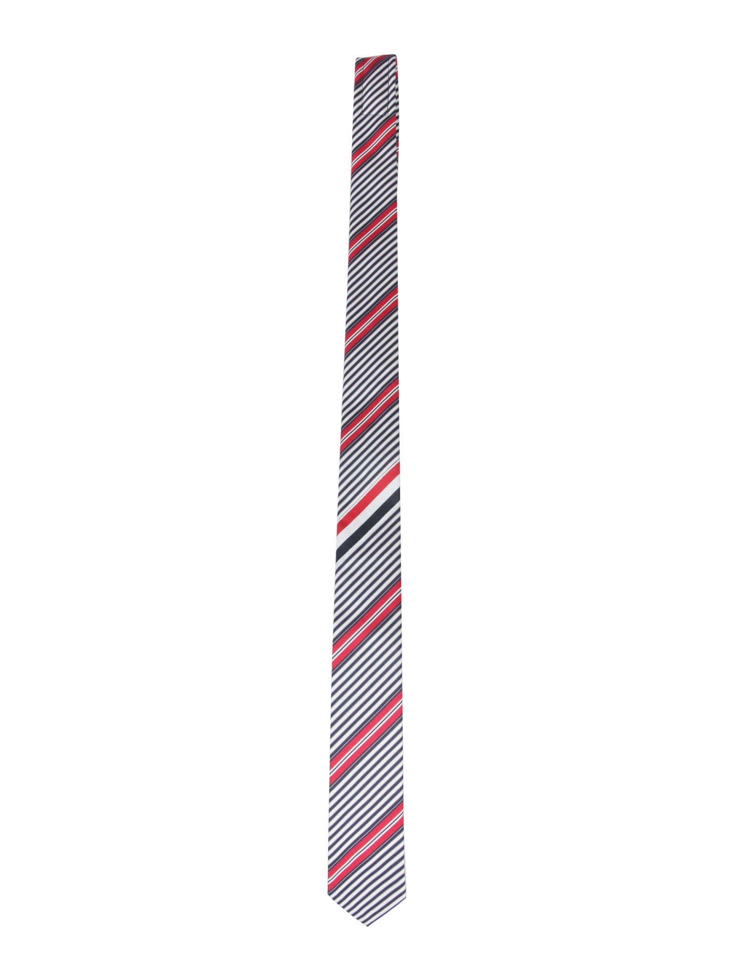 Thom Browne Silk And Cotton Tie