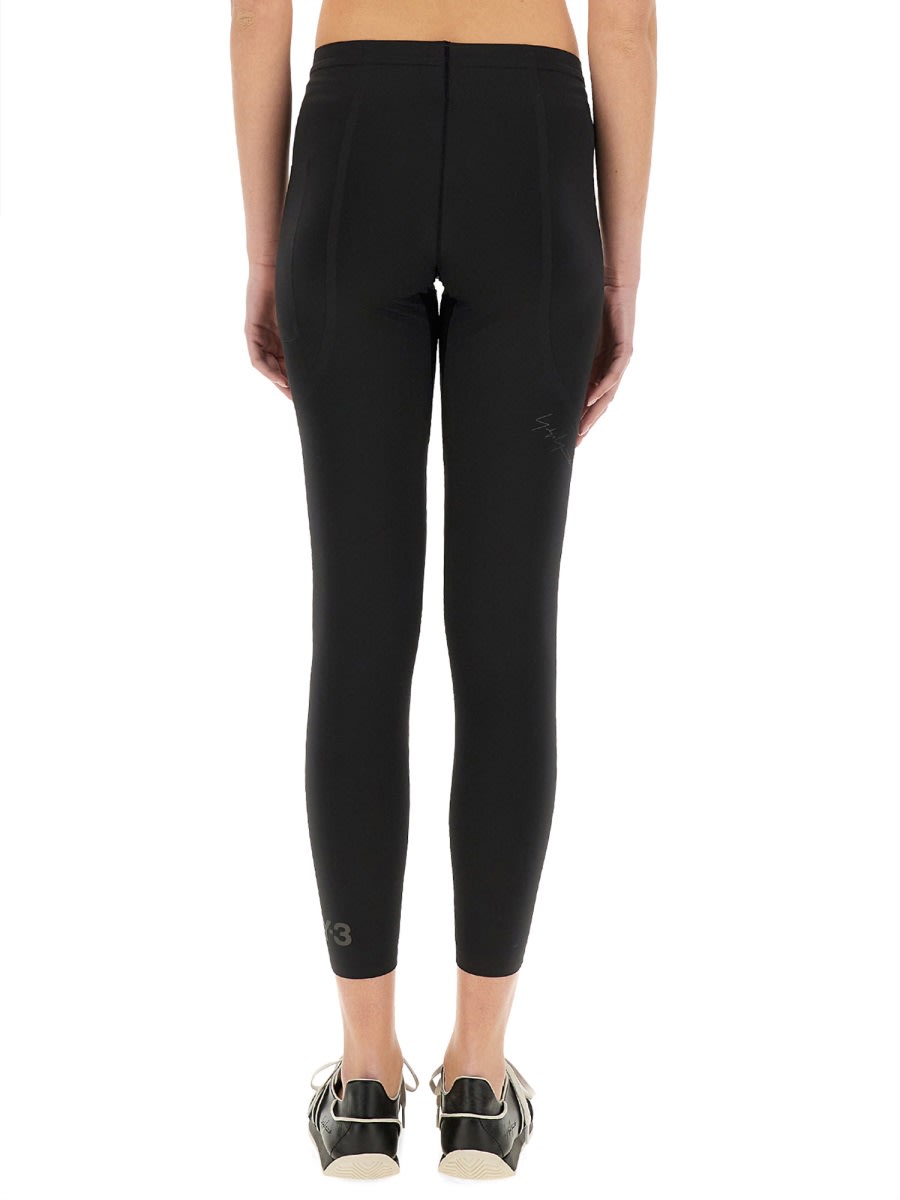 Y-3 Running Leggings In Black