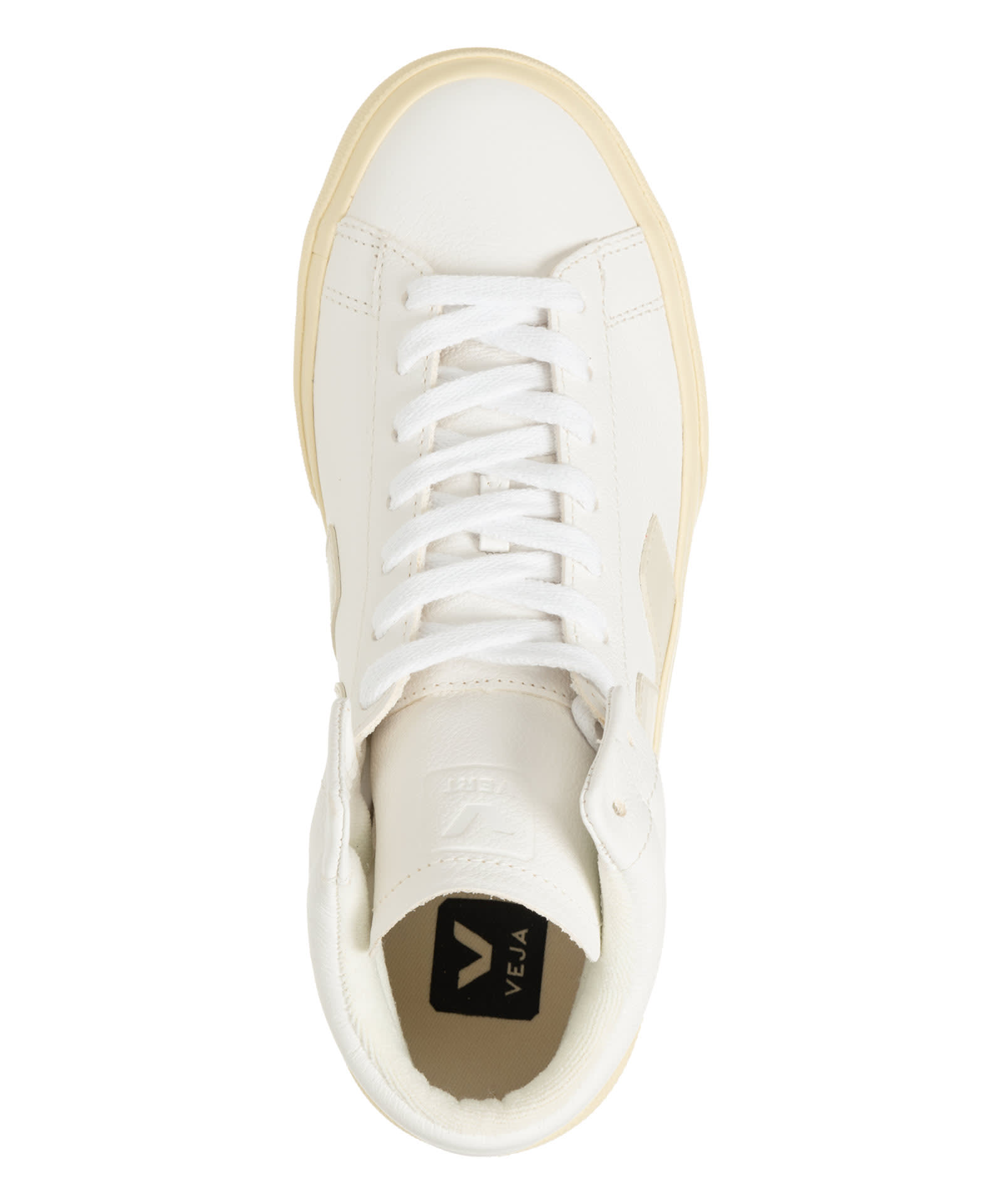 Shop Veja Minotaur Leather High-top Sneakers In White