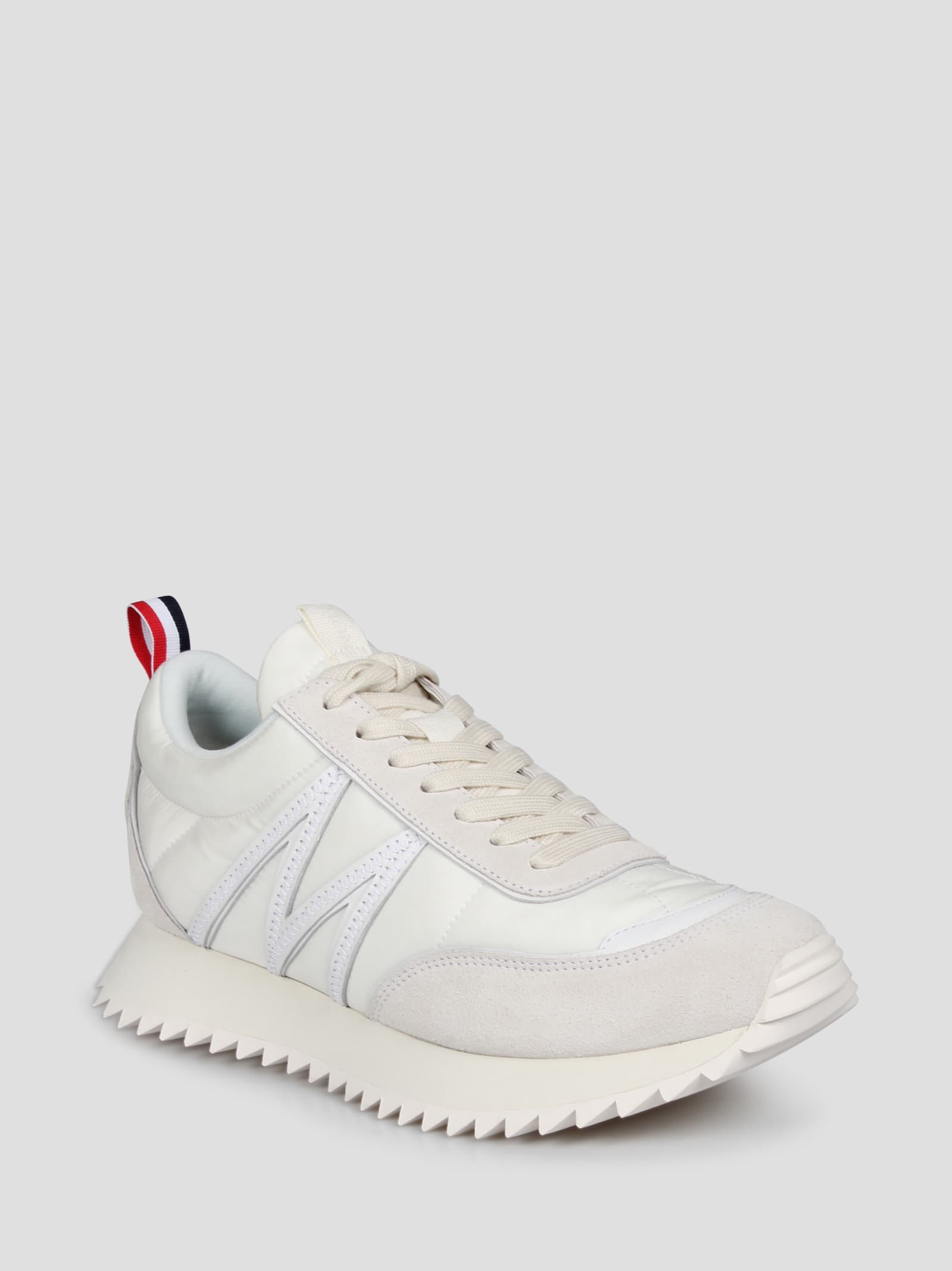 Shop Moncler Pacey Sneakers In White