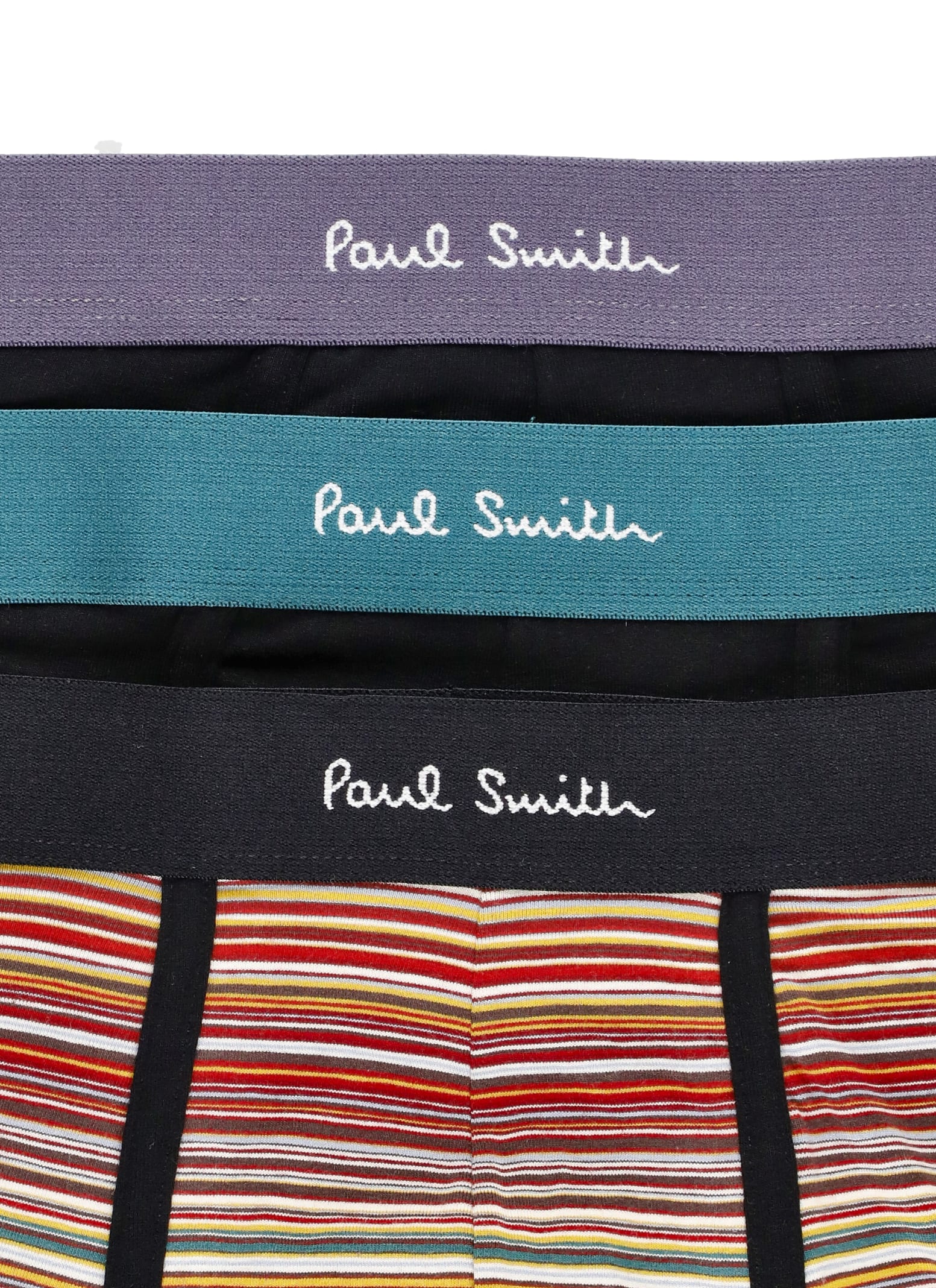 Shop Paul Smith 3 Boxer Set With Logo In Multicolour
