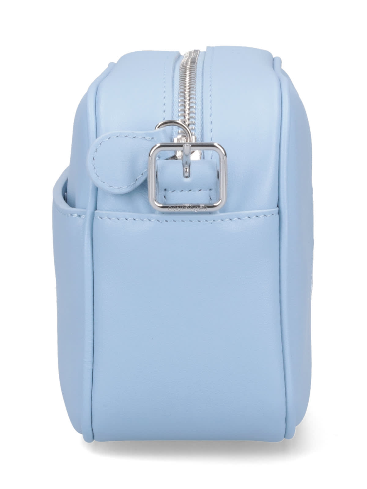 Shop Courrèges Reedition Camera Bag Crossbody Bag In Light Blue