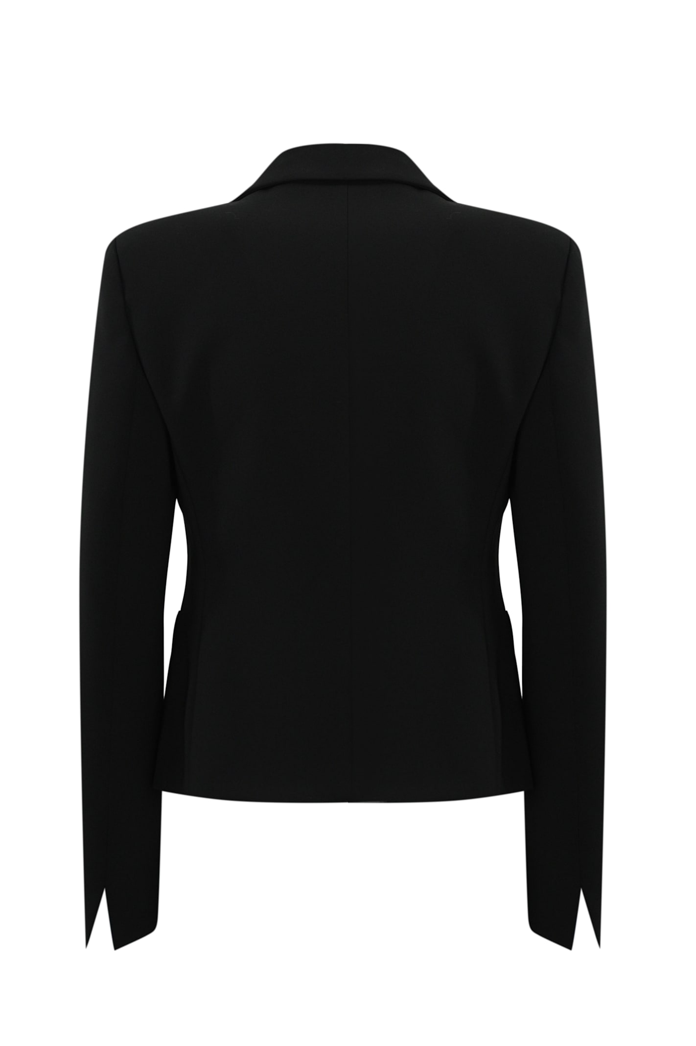 Shop Max Mara Alpino Cady Jacket In Nero