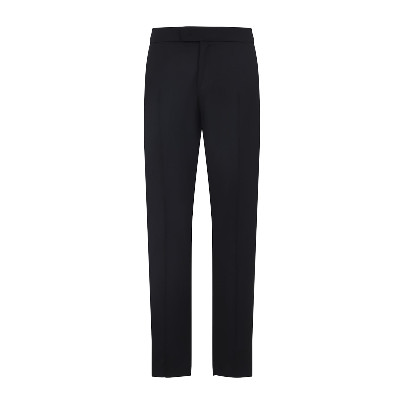 Berluti Soft Wool Tailored Trousers In Black