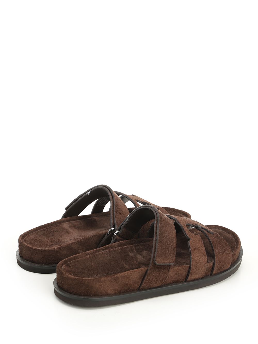 Tory Burch Chocolate Suede Ines Slippers In Brown