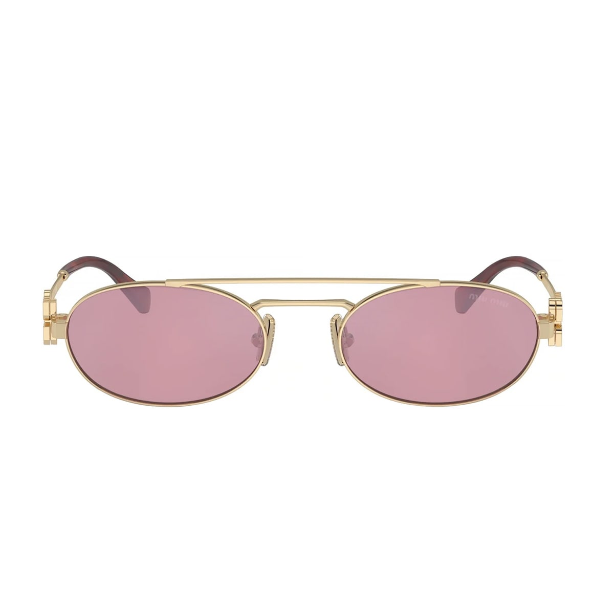 Miumiu 0mu 54zs Miu Logo Zvn50d Oro Sunglasses