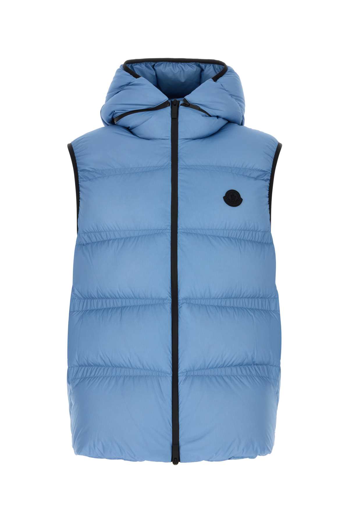 Shop Moncler Light Blue Nylon Lausen Down Jacket In 714