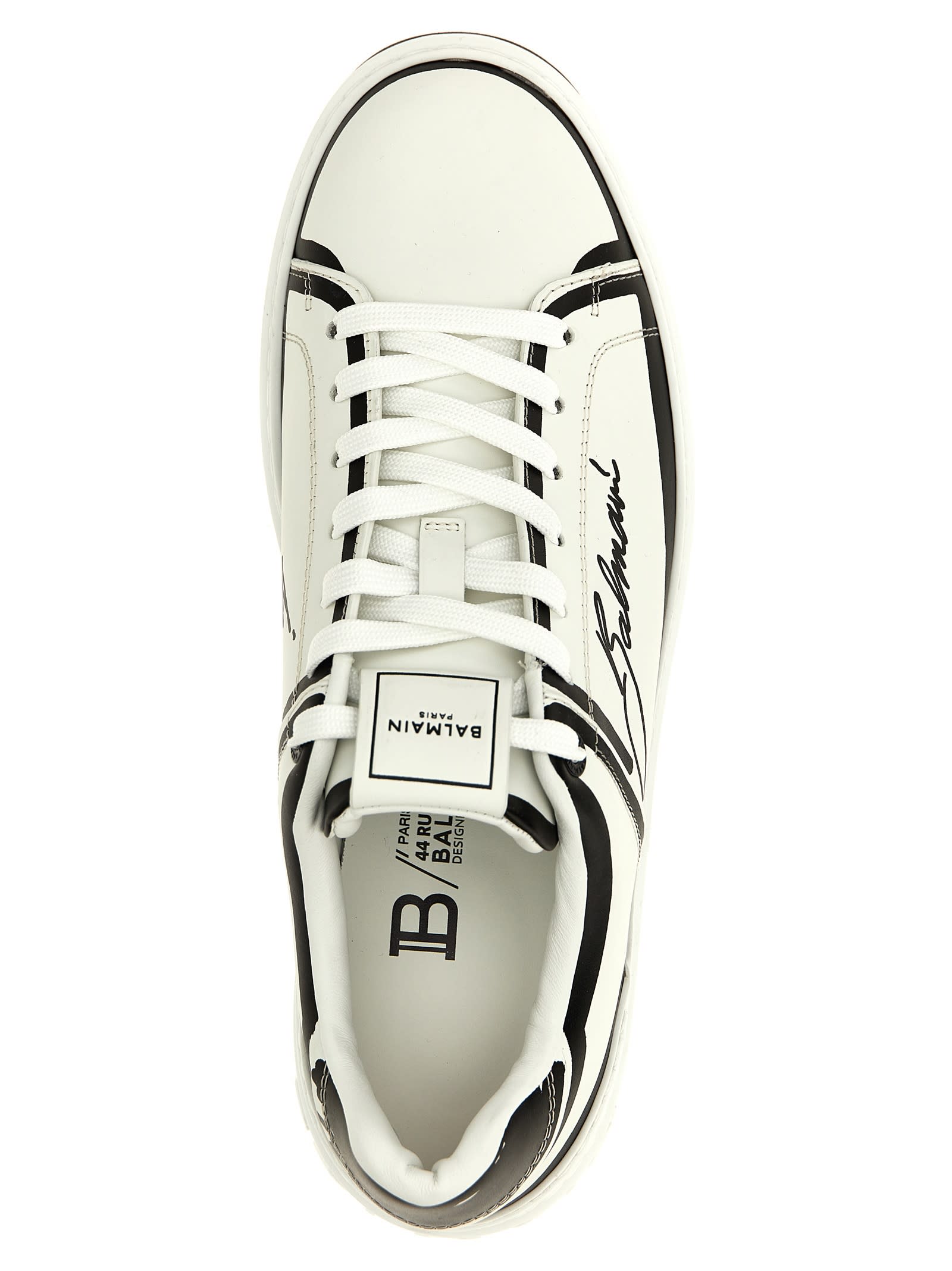 BALMAIN ビースト ロー トップ スニーカー BALMAIN(バルマン) ロートップスニーカー ブラック サイズ 25.0