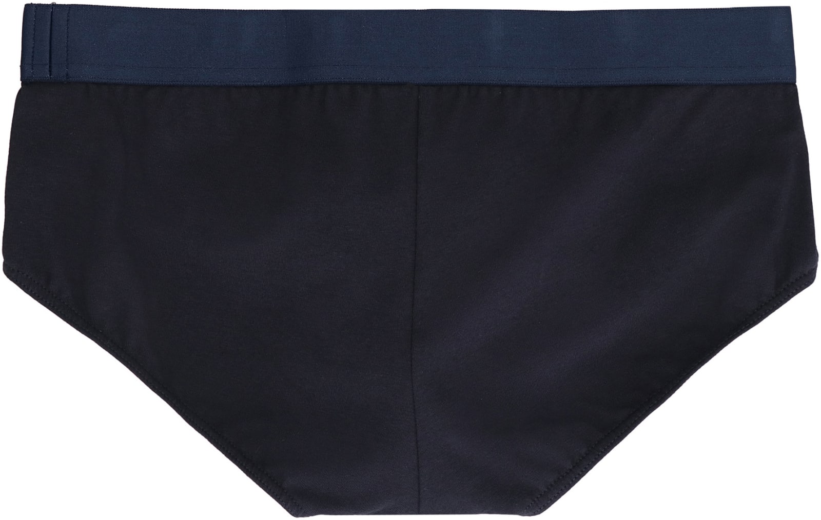 Shop Dolce & Gabbana Brando Logoed Elastic Band Cotton Briefs In Blue