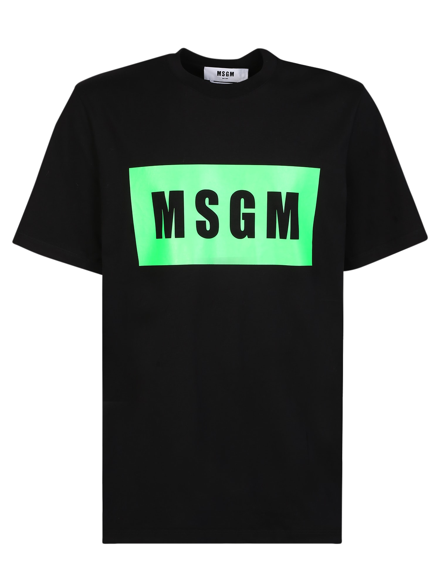 MSGM Logo T-shirt. Simple But Characteristic Of The Brand Thanks To The Use Of Bold Colors