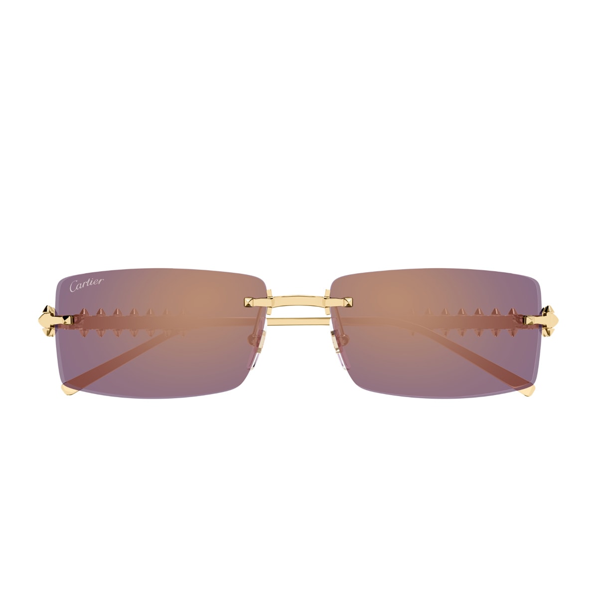 Cartier Ct0604s Clash De Sunglasses In Gold