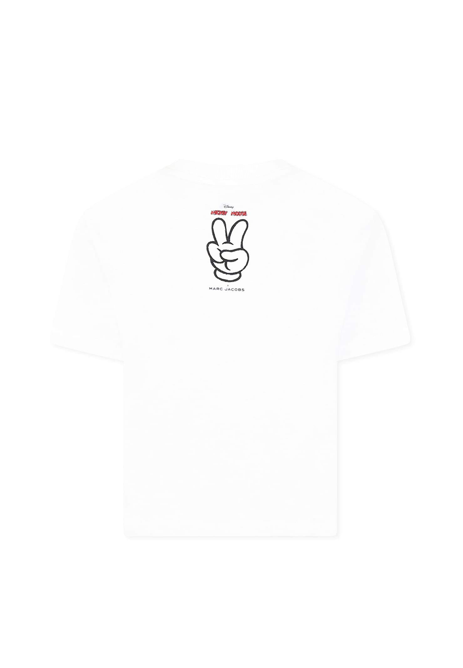 Marc Jacobs White T-shirt For Girl With Micky Mouse In White