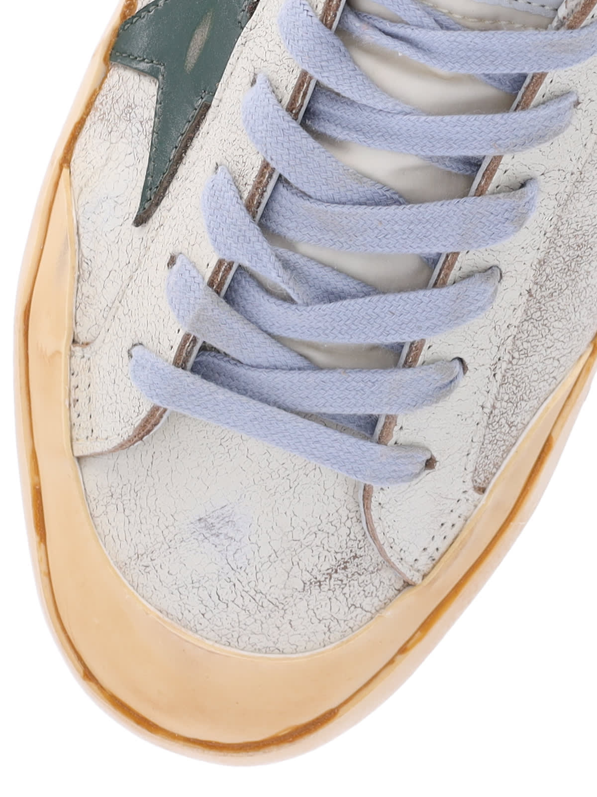 Shop Golden Goose Super-star Sneakers In White