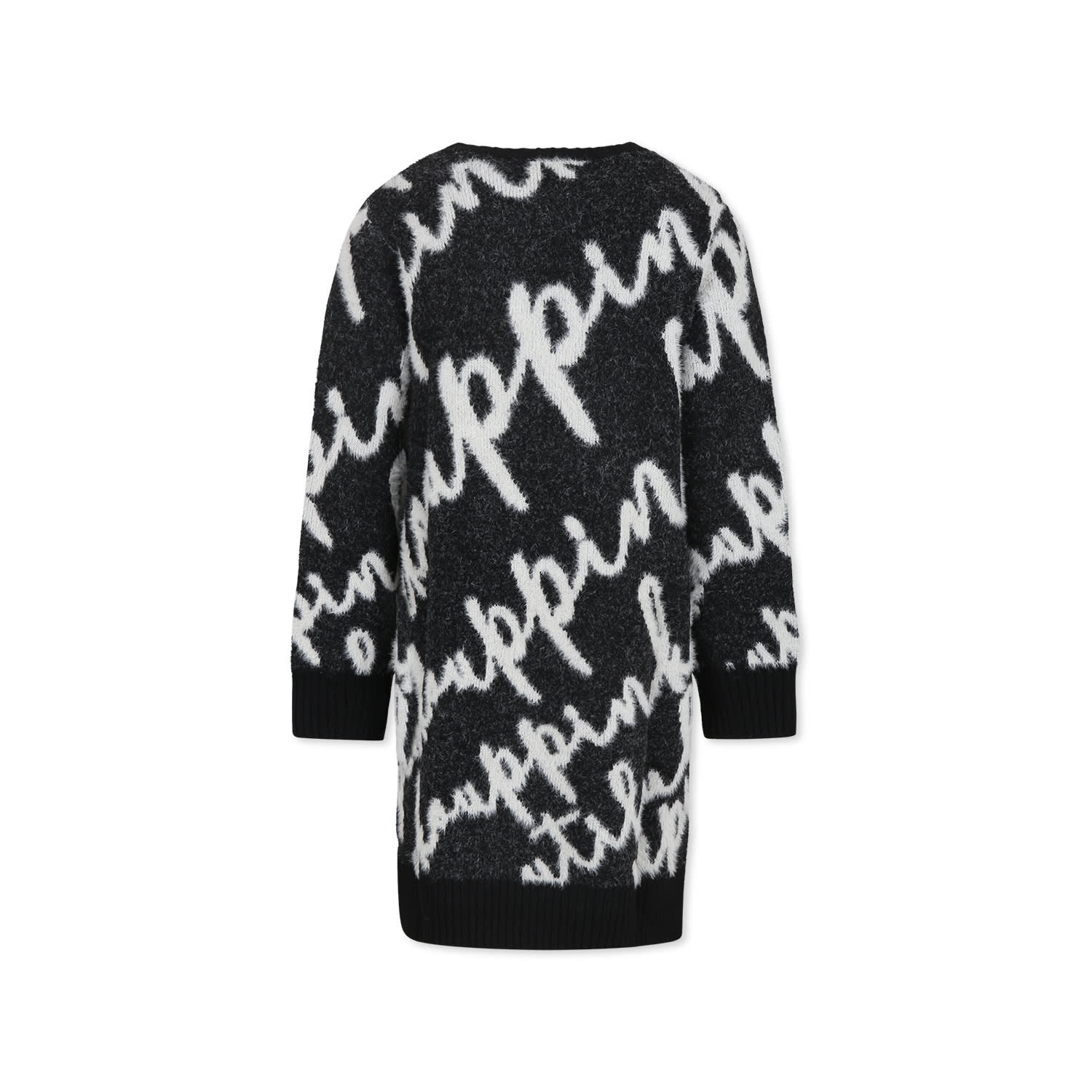 Pinko Dress Kids Color Black In Black