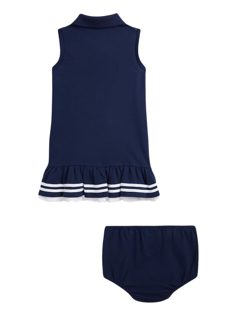 Shop Polo Ralph Lauren Polosailor Dresses Day Dress In Refined Navy