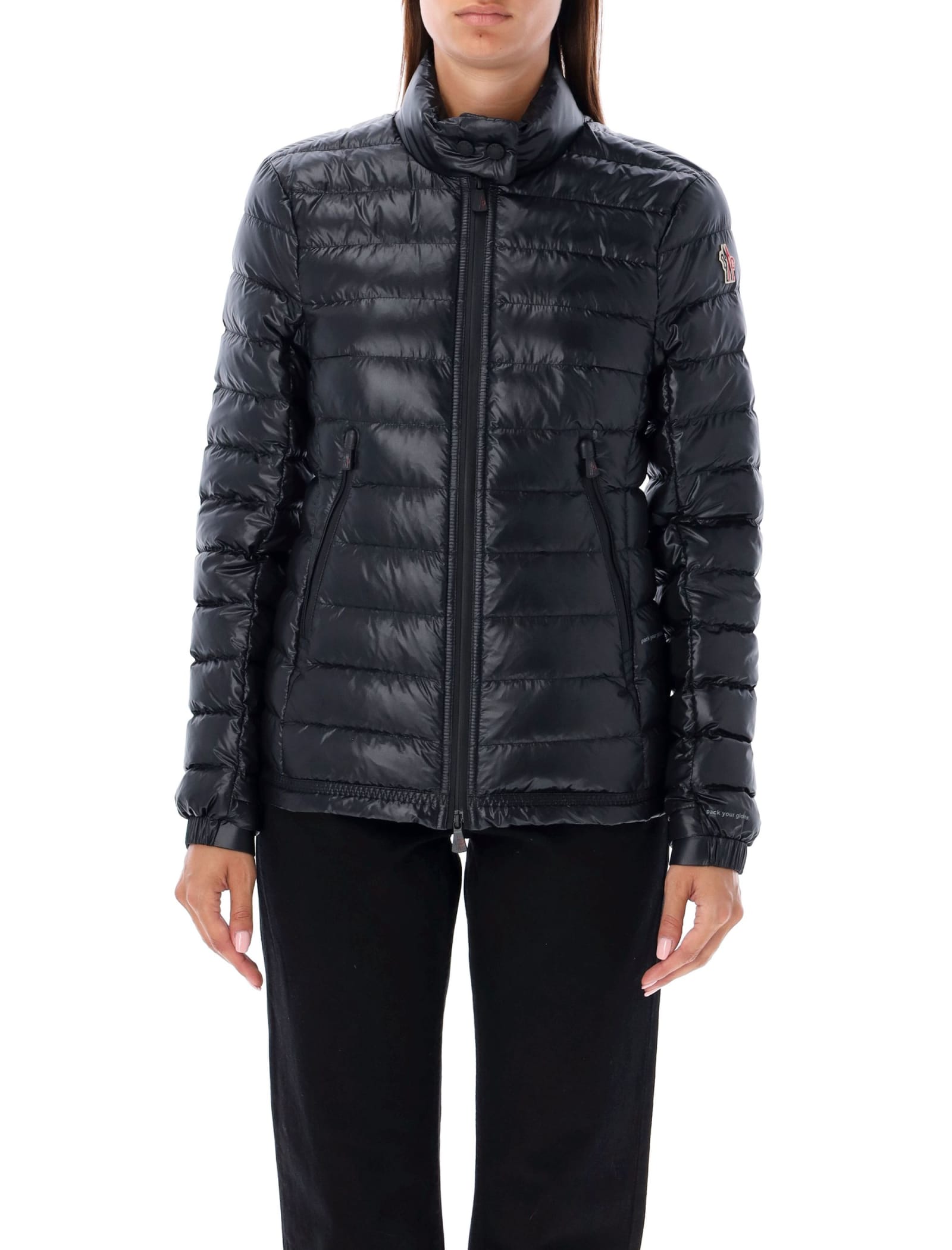 Shop Moncler Walibi Jacket In Black