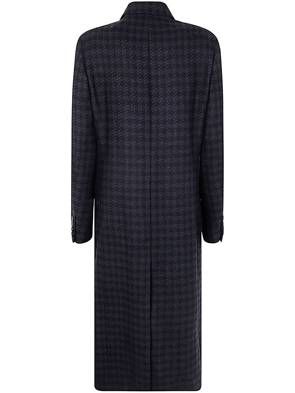 Shop Junya Watanabe Ladies` Coat In Black Dark Navy