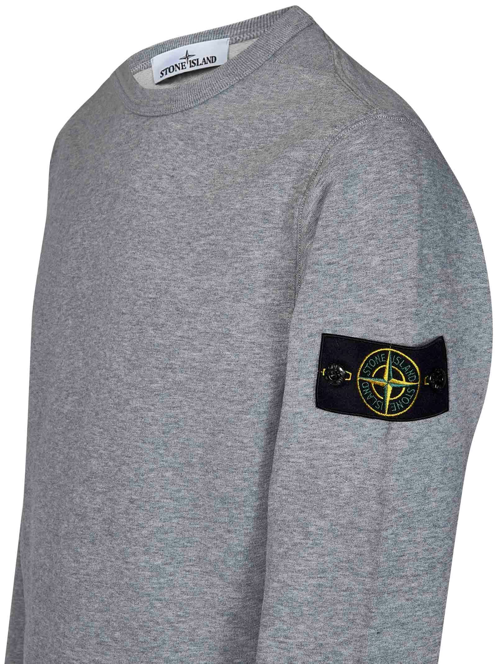 Shop Stone Island Sweatshirt In Grey