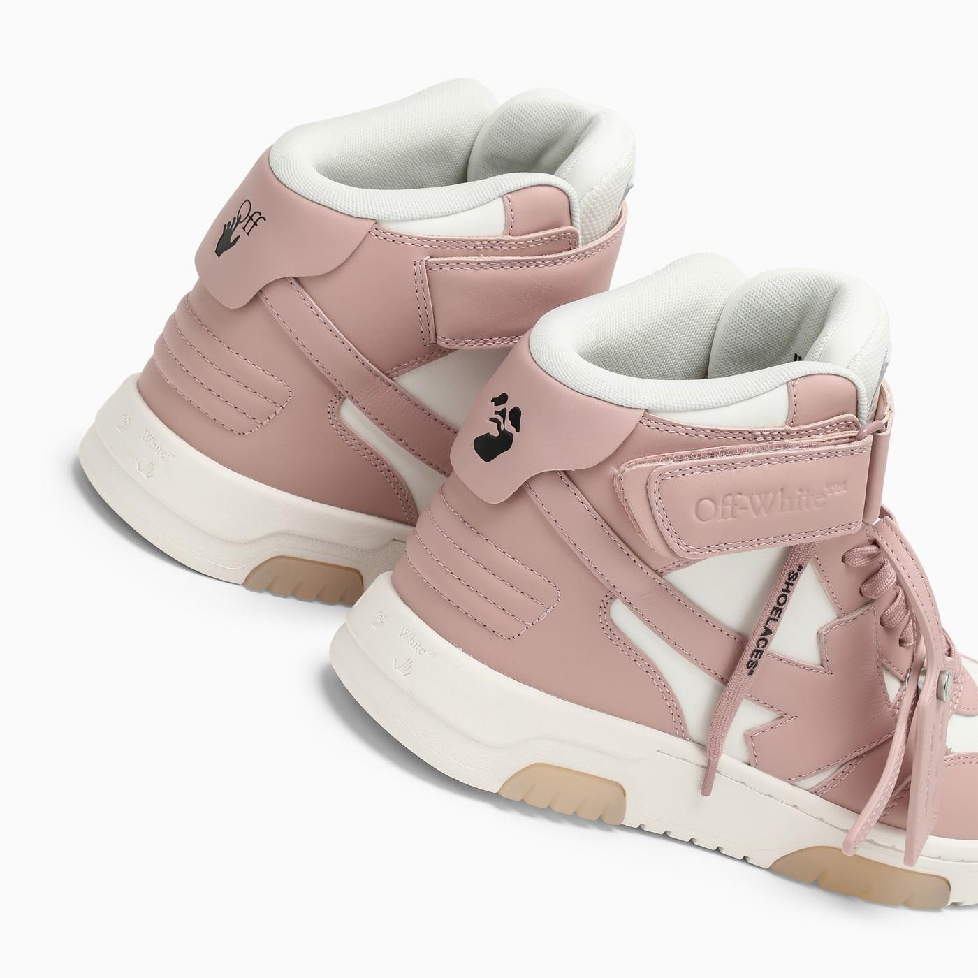 Shop Off-white Out Of Office White\/pink High Trainer In Pink White