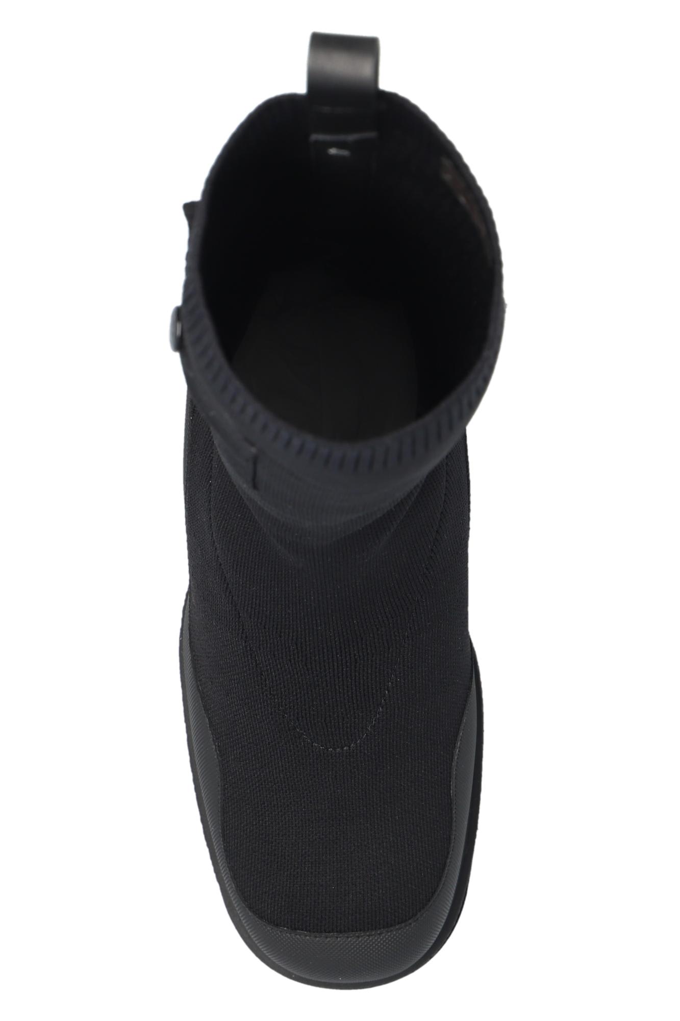 Shop Moncler Splora Heeled Ankle Boots In Black