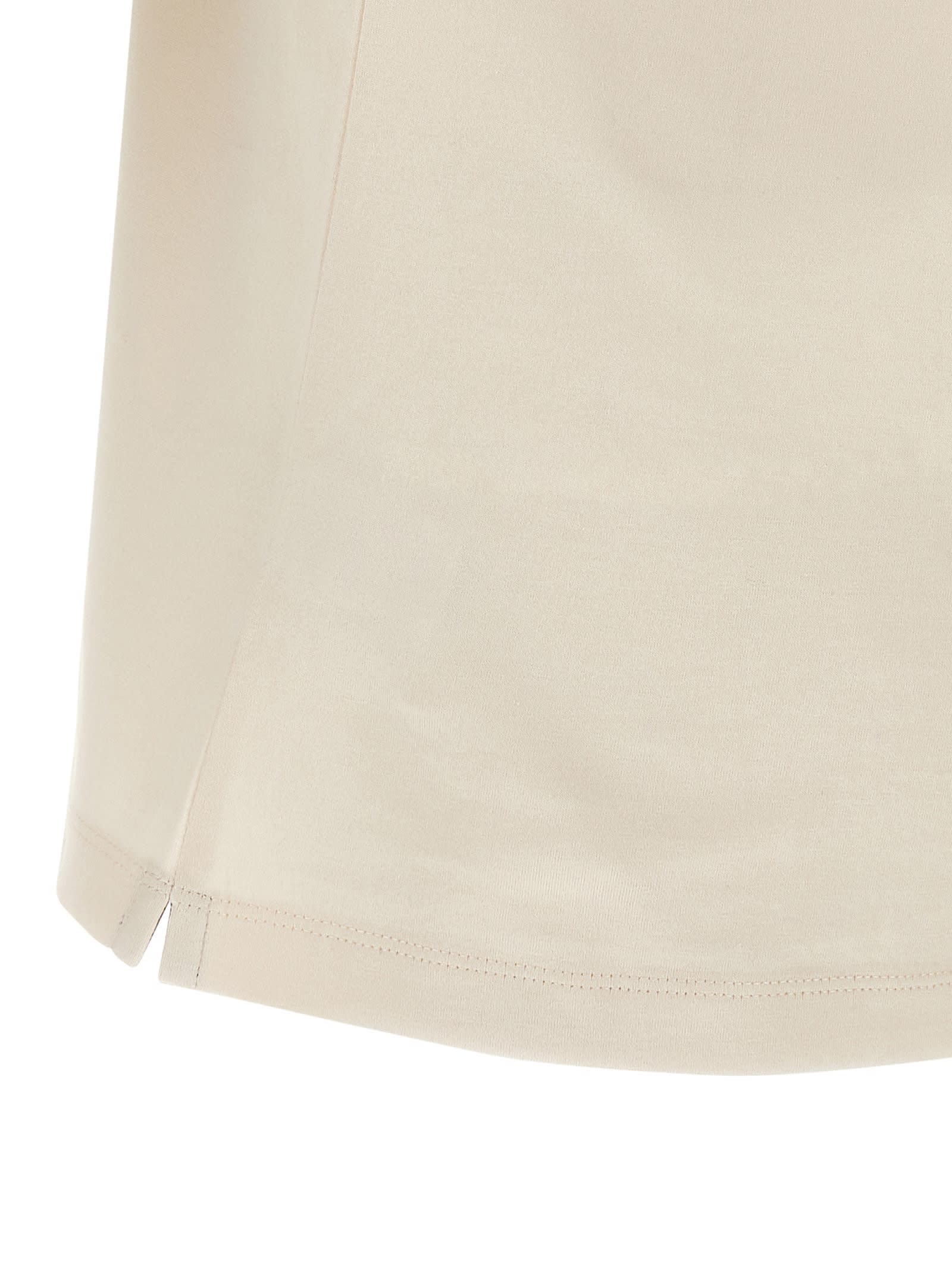 Brunello Cucinelli Linen Cotton Polo Shirt In Neutral