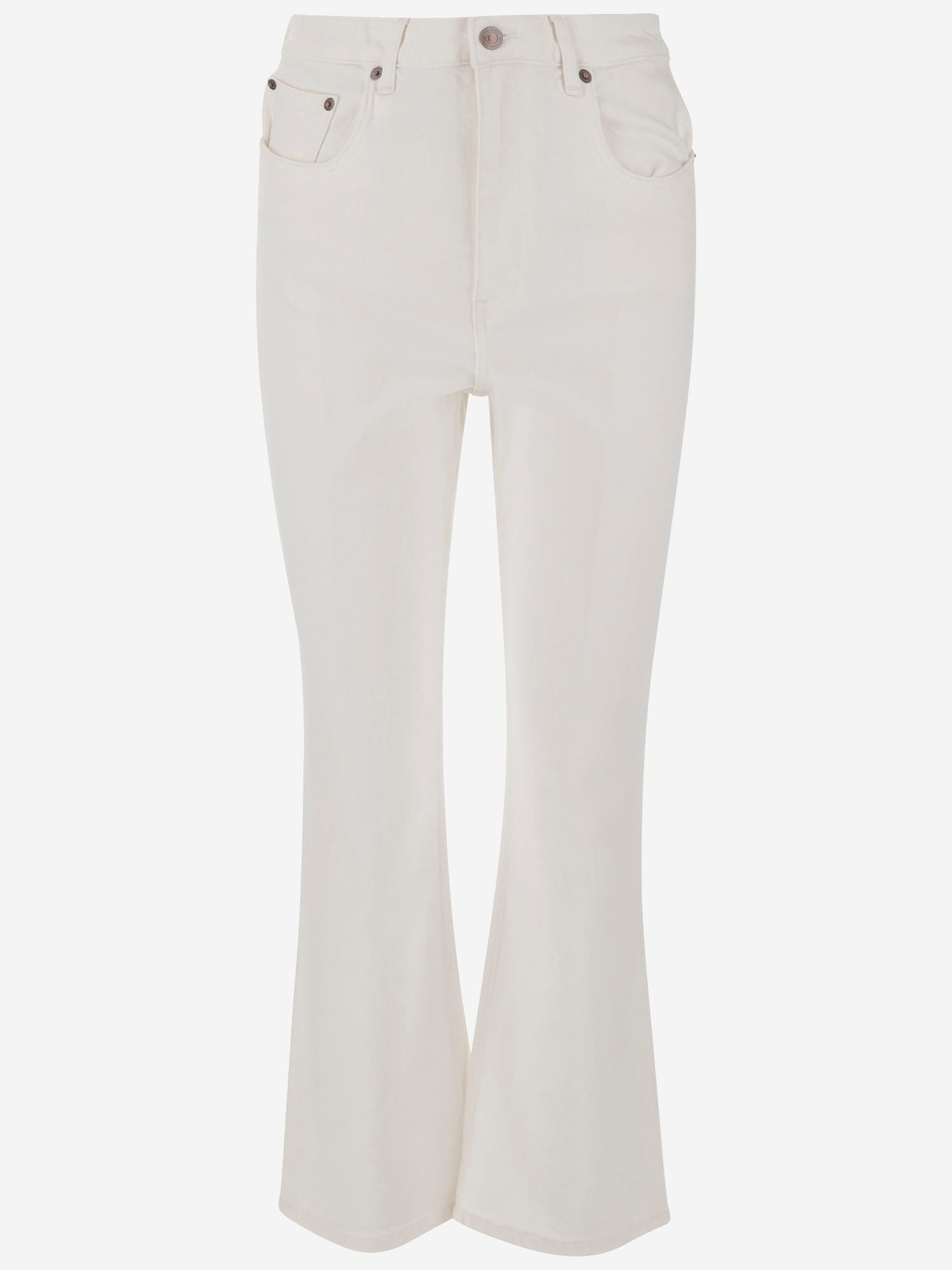 White Stretch Denim Jeans