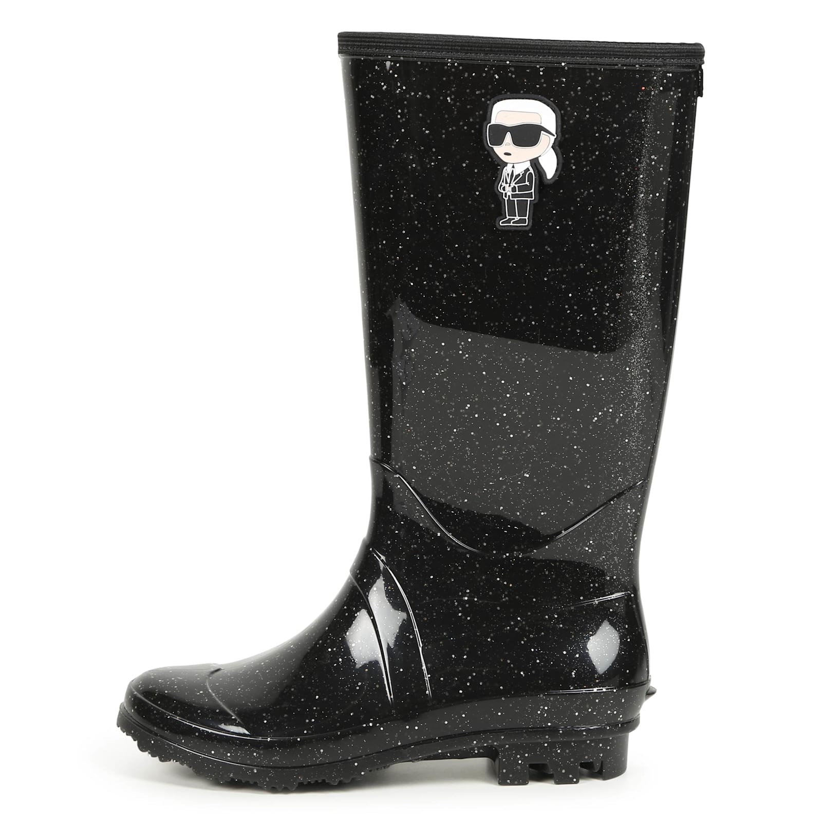 Shop Karl Lagerfeld Choupette Rain Boots In Black