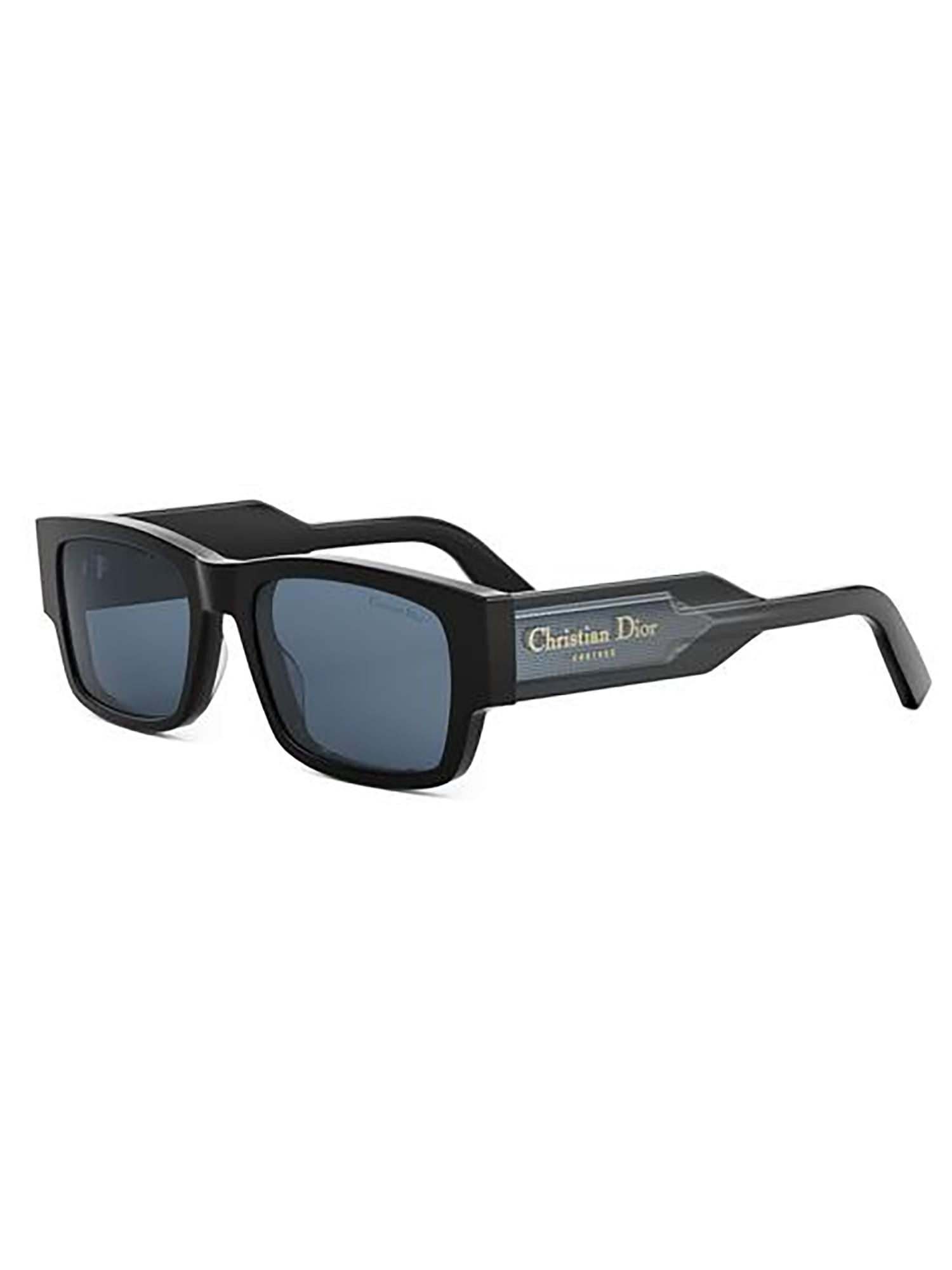 Dior Christian  Label S1i Sunglasses In Black
