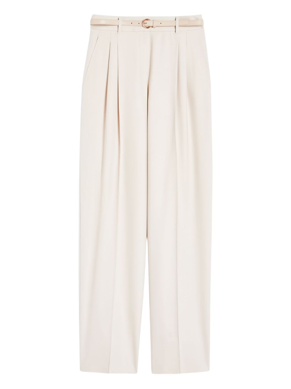 Max Mara Studio Entrata Trouser Beige In Neutral