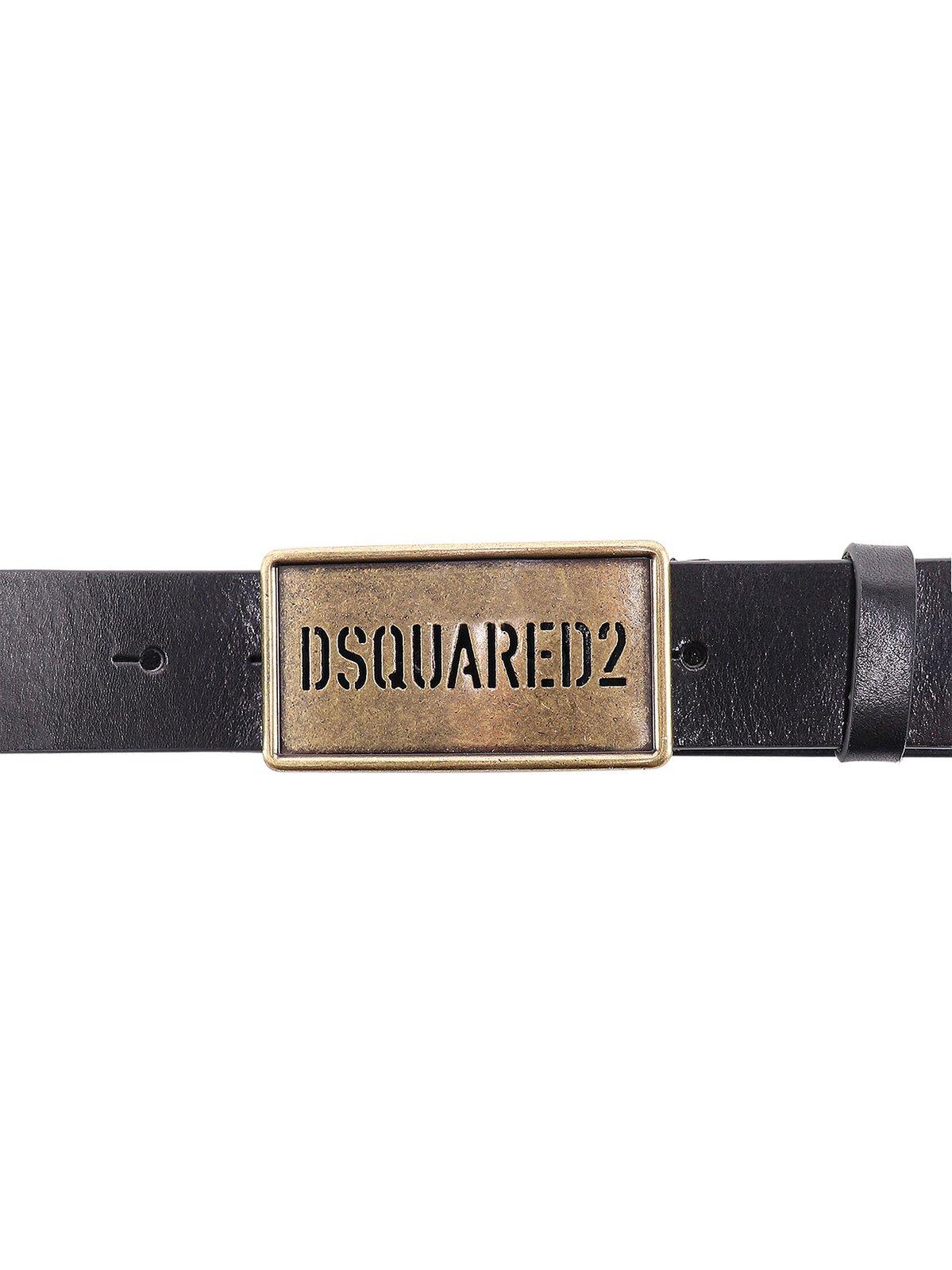 Shop Dsquared2 Logo-engraved Buckle Belt In Non Definito