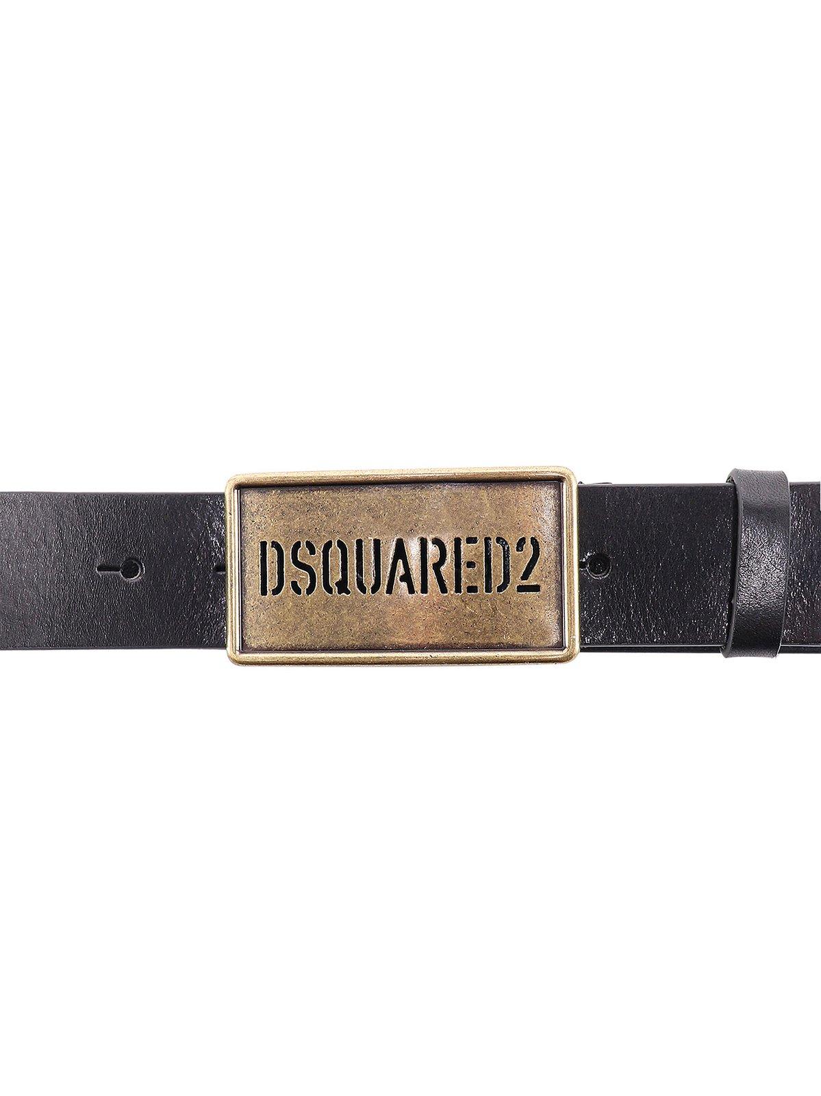 Dsquared2 Logo-engraved Buckle Belt In Non Definito
