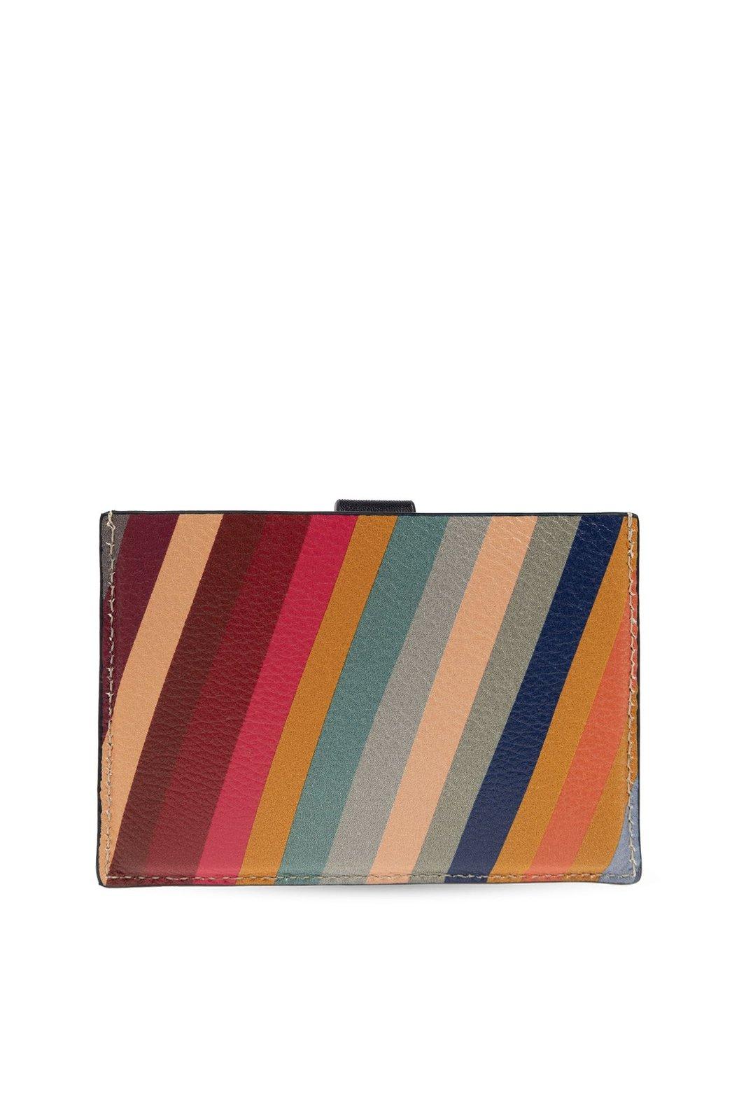 Shop Paul Smith Leather Card Case In Swirl