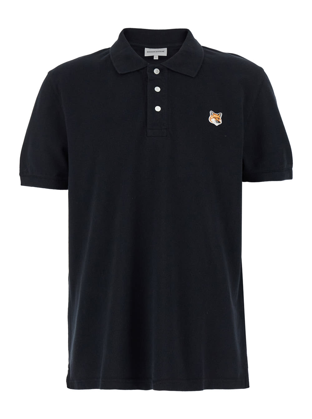 Maison Kitsuné Fox Head Patch Regular Polo