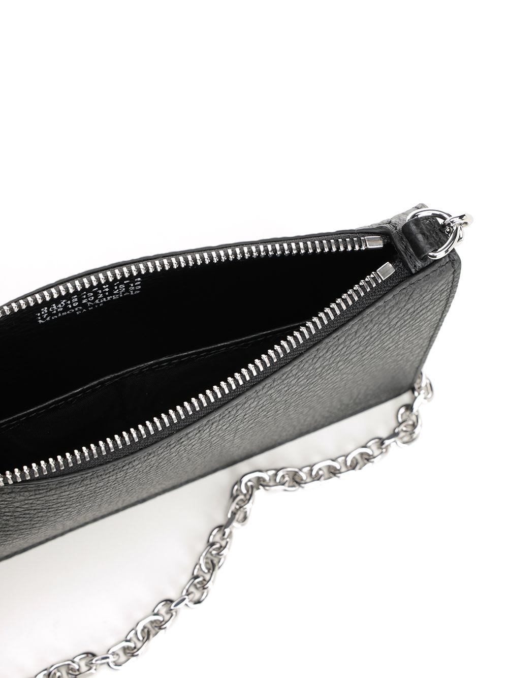 Maison Margiela Wallet With Zip In Black