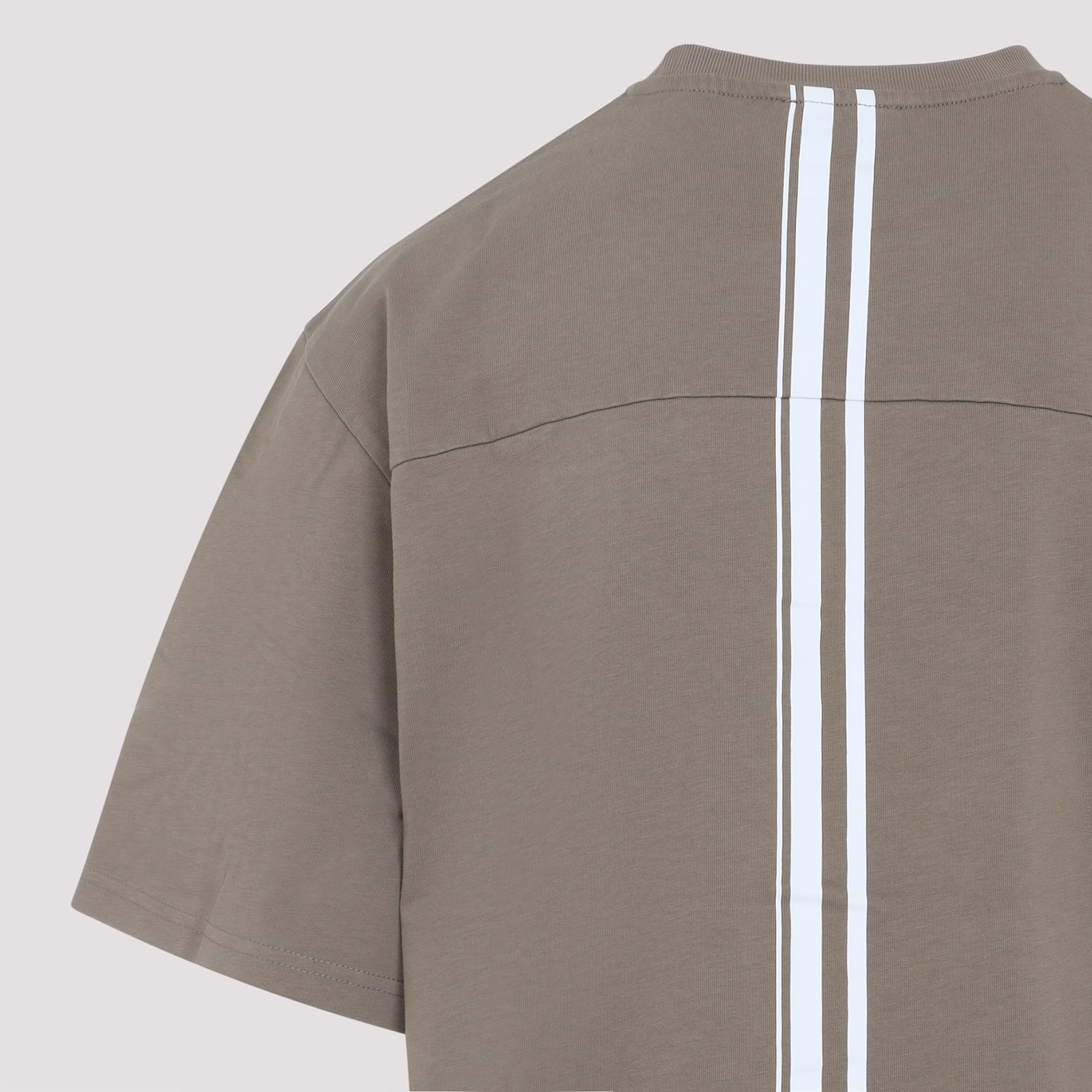 Mordecai Mud Brown Cotton Classic Fit T-shirt In Brown
