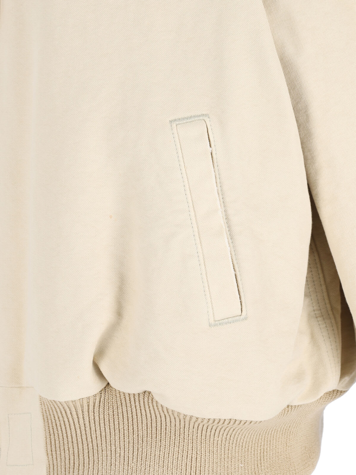 Maison Margiela Casual Jacket With Ribbed Cuffs And Hem
