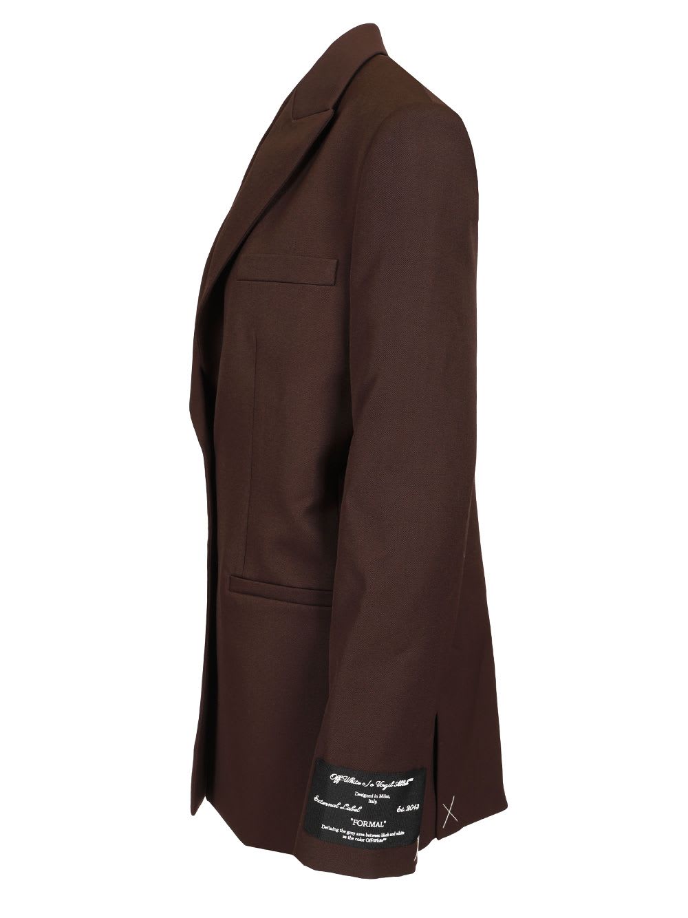 Off-white Blazer Toybox In Brown