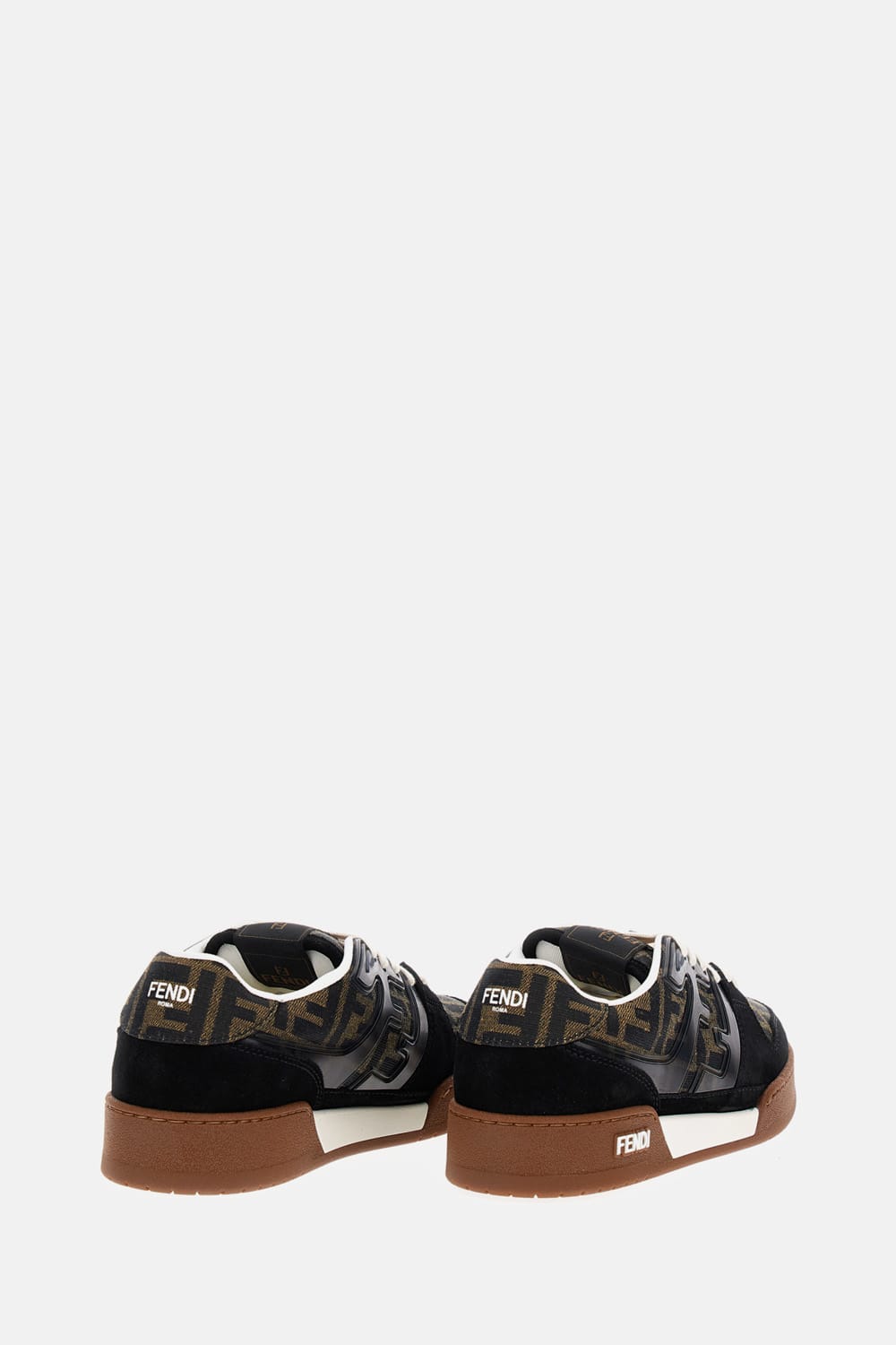 Fendi Match Monogram Low-top Sneakers In Multi