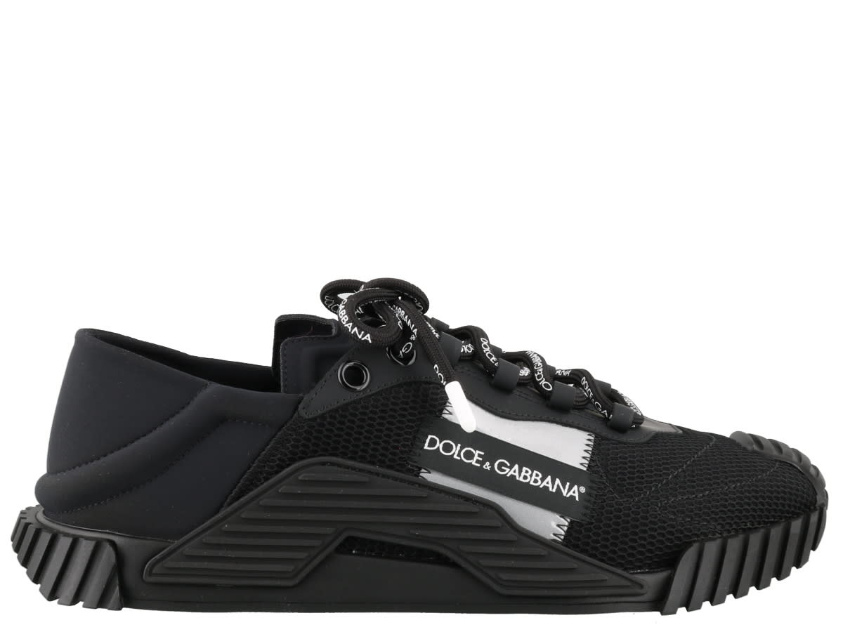 Dolce & Gabbana Ns1 Slip On Sneakers In Mix Materials