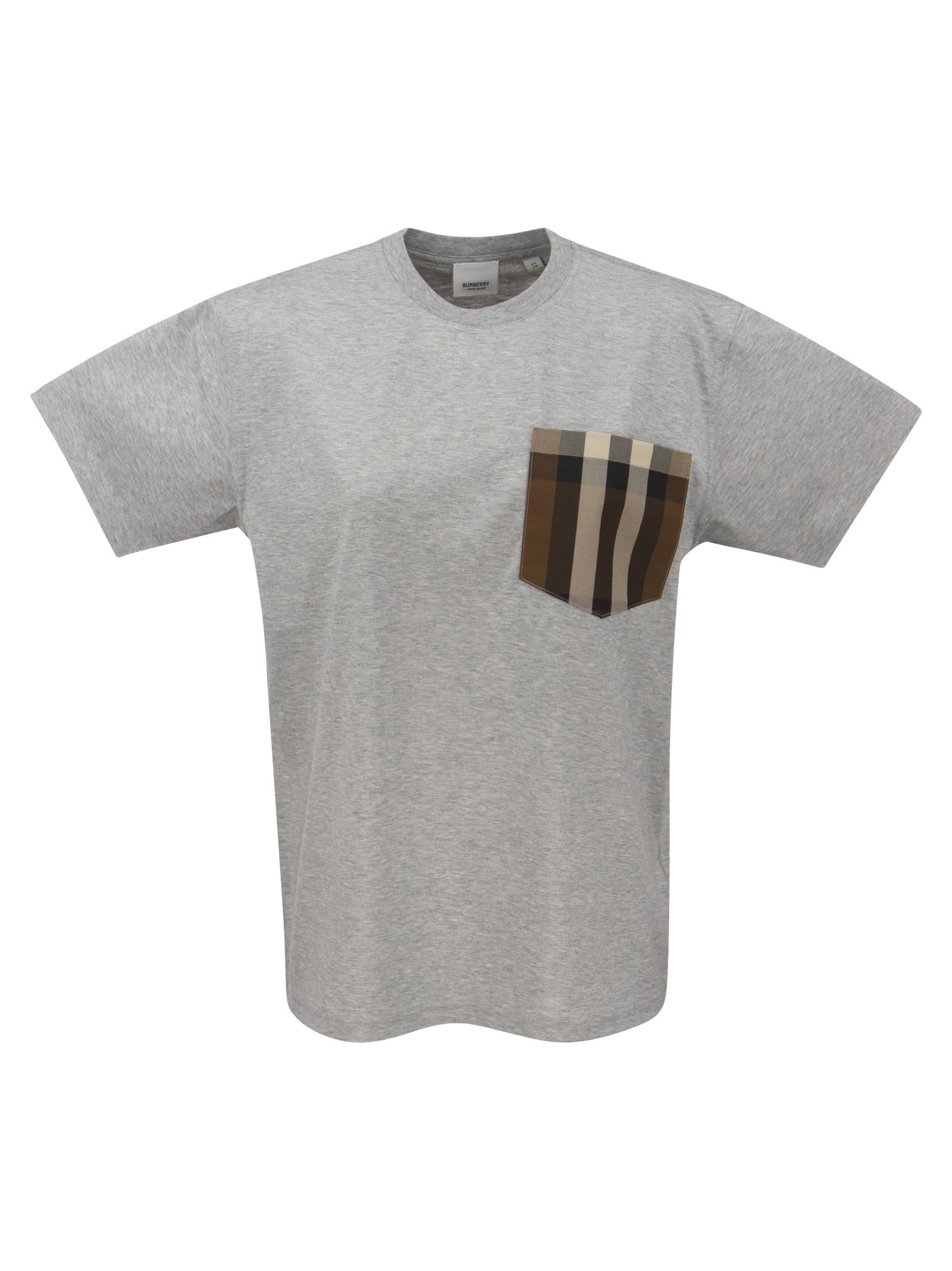 Burberry Pocket Detail Cotton Oversized T-shirt
