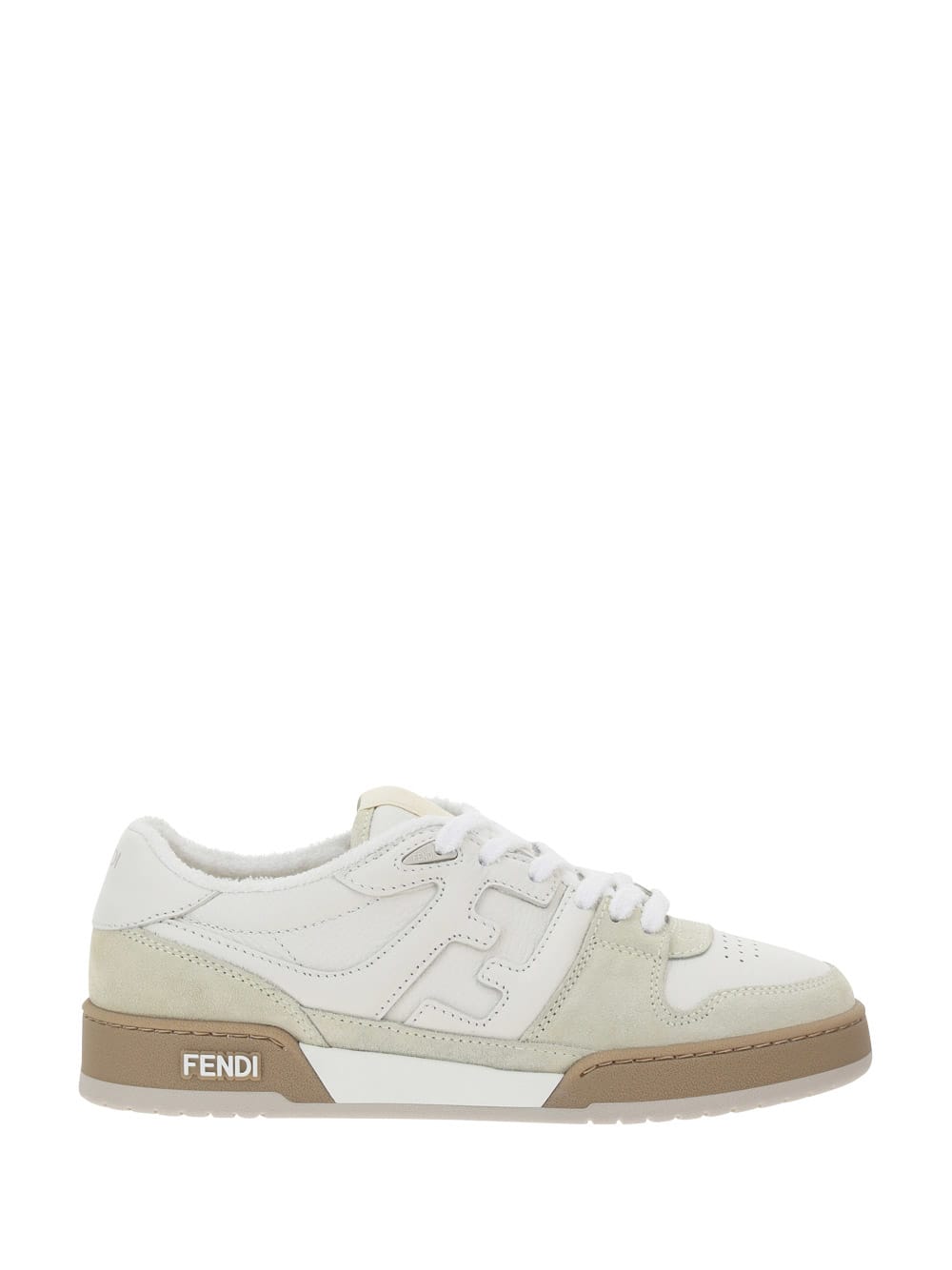 Shop Fendi Sneakers In White