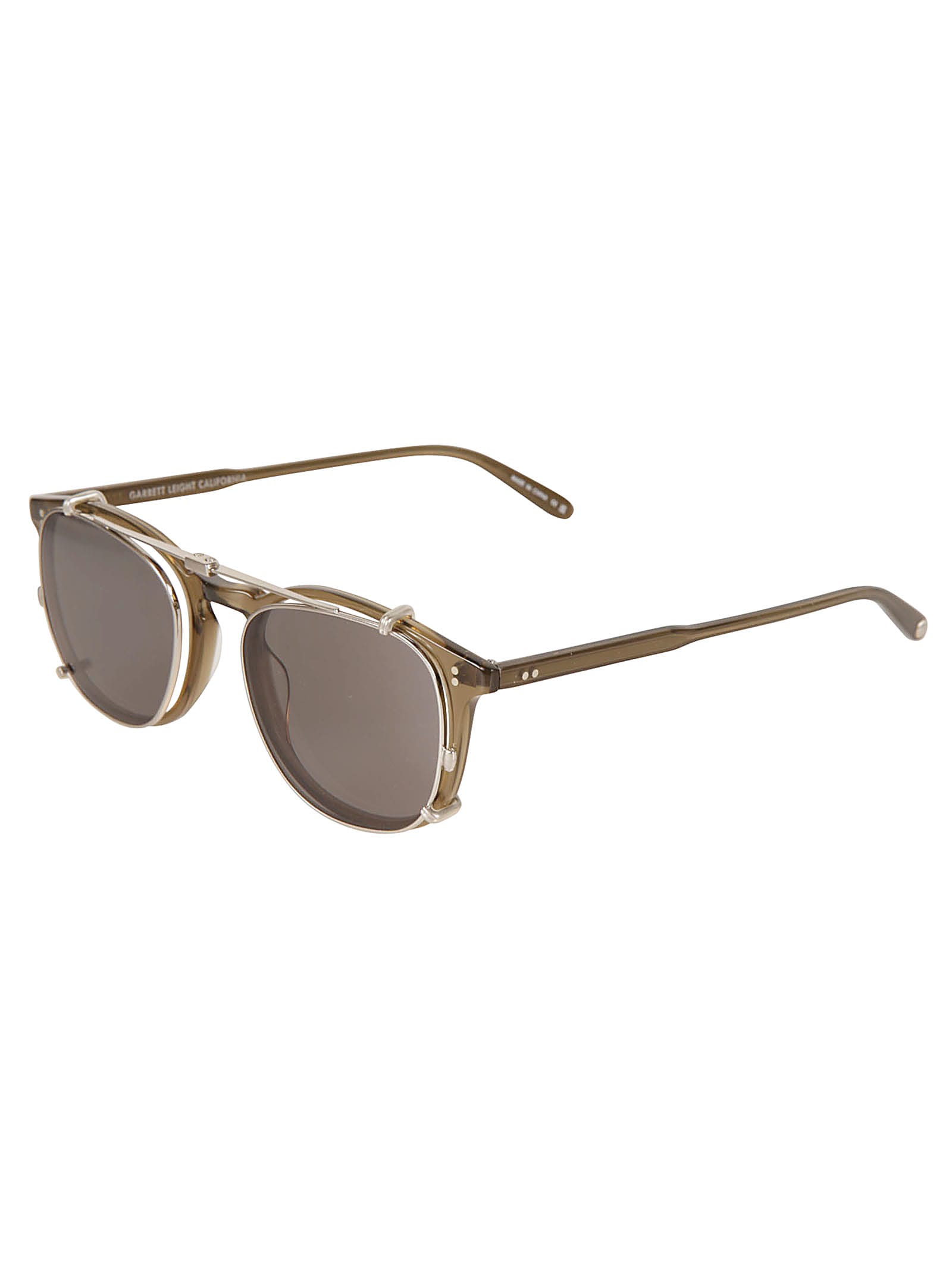 Shop Garrett Leight Kinney 1007 Sunglasses In Olio