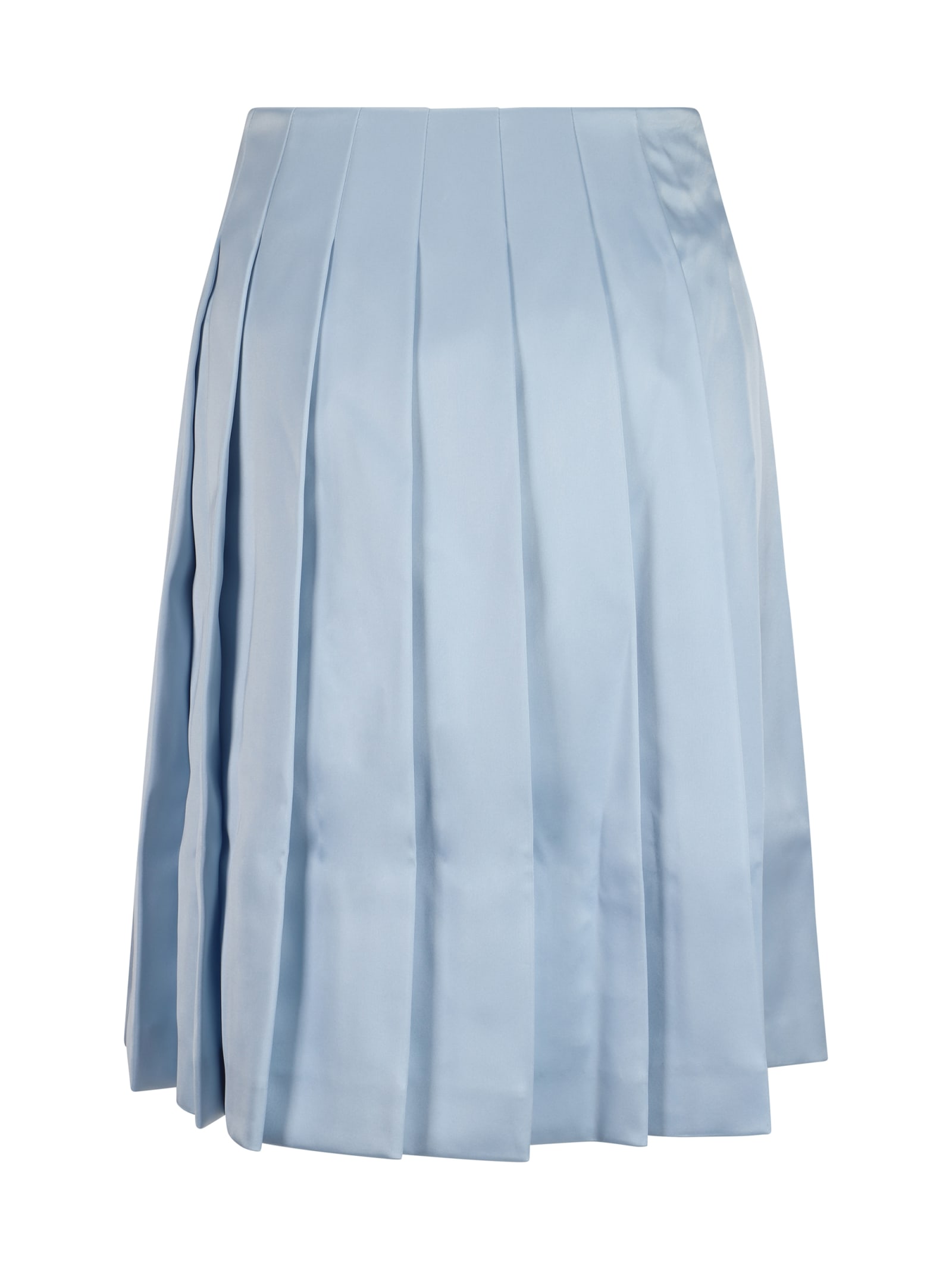 Shop Self-portrait Midi Skirt In Blue