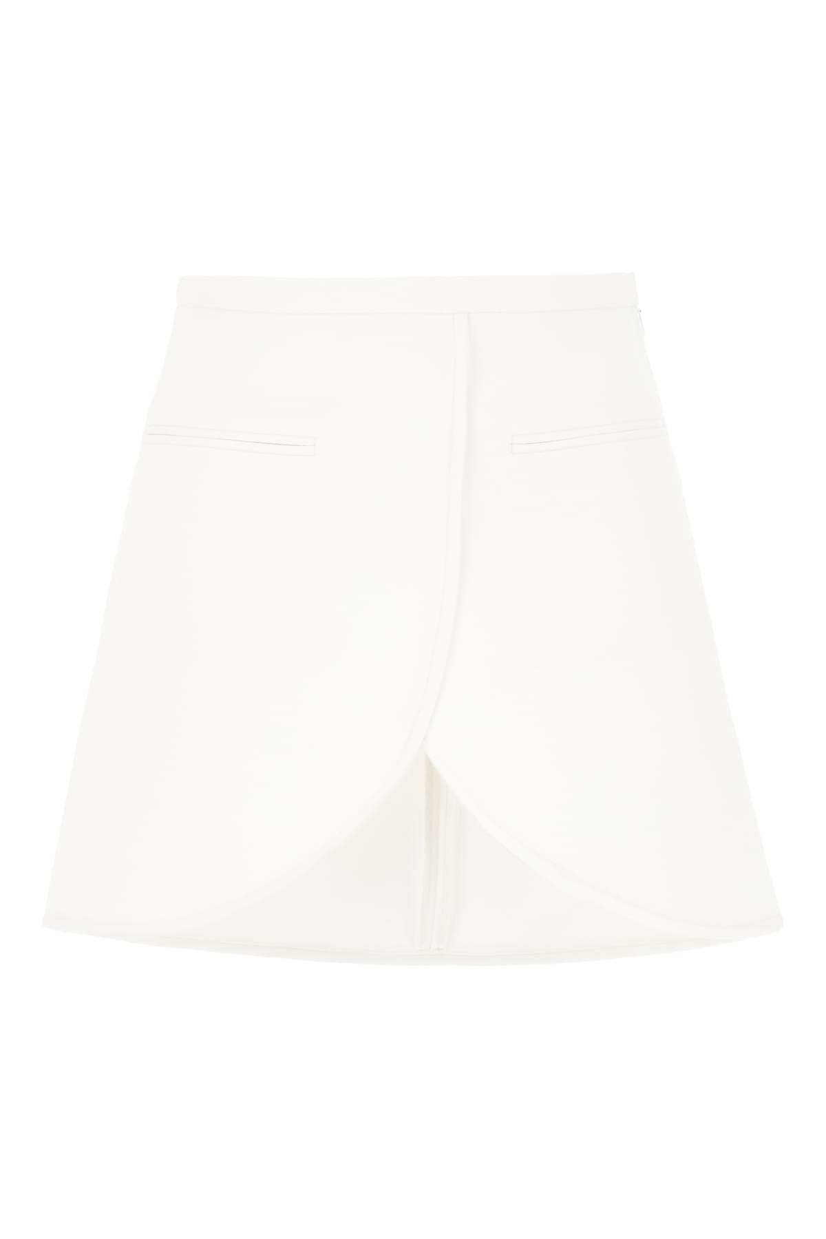 Courrèges White Polyester Blend Mini Skirt