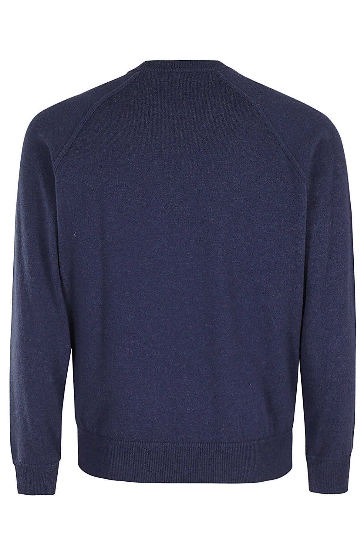 Shop Filippo De Laurentiis Girocollo ml Taglia Felpa In Blu Denim