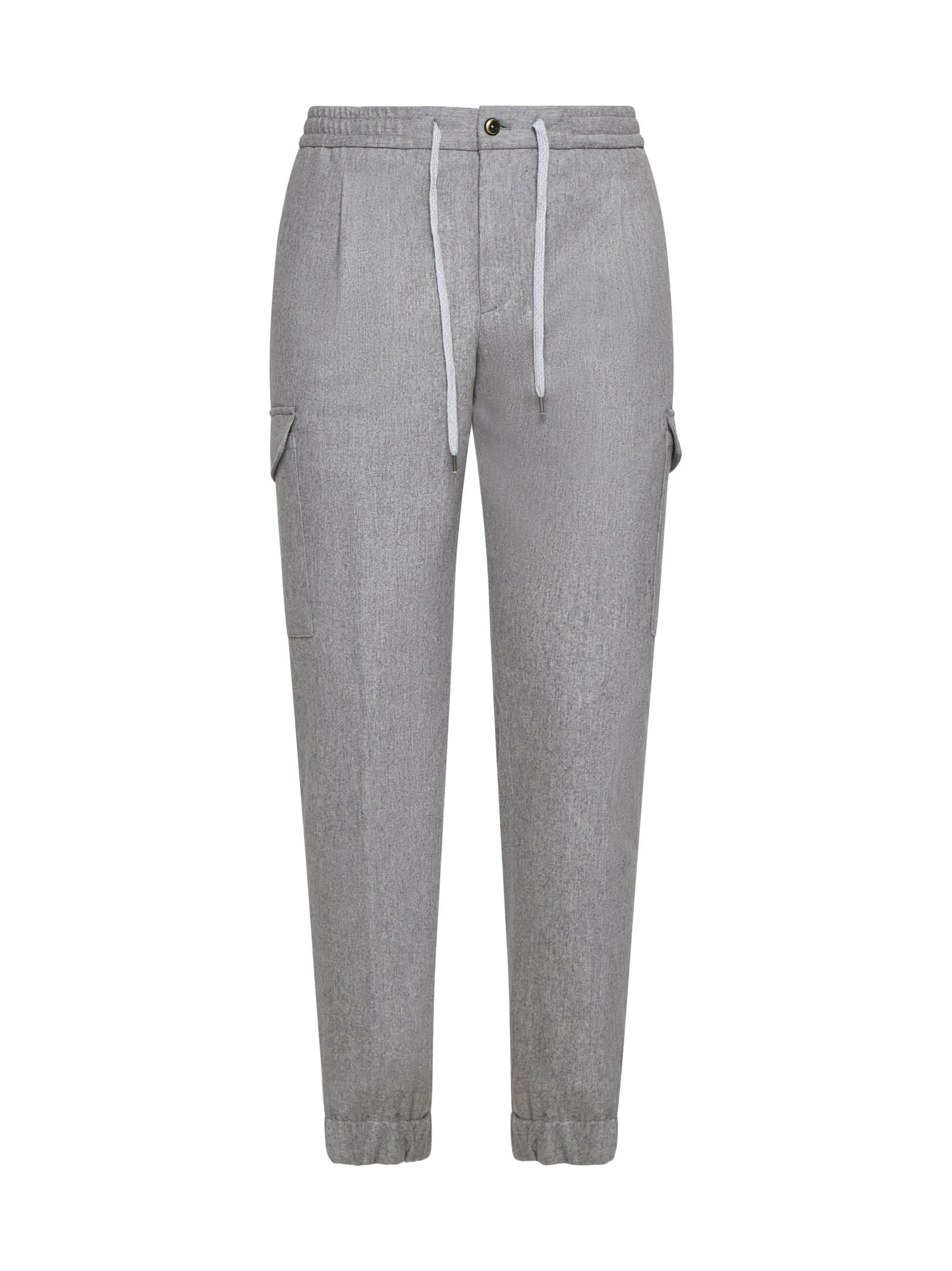 Shop Pt Torino Pants In Grigio Azzurro