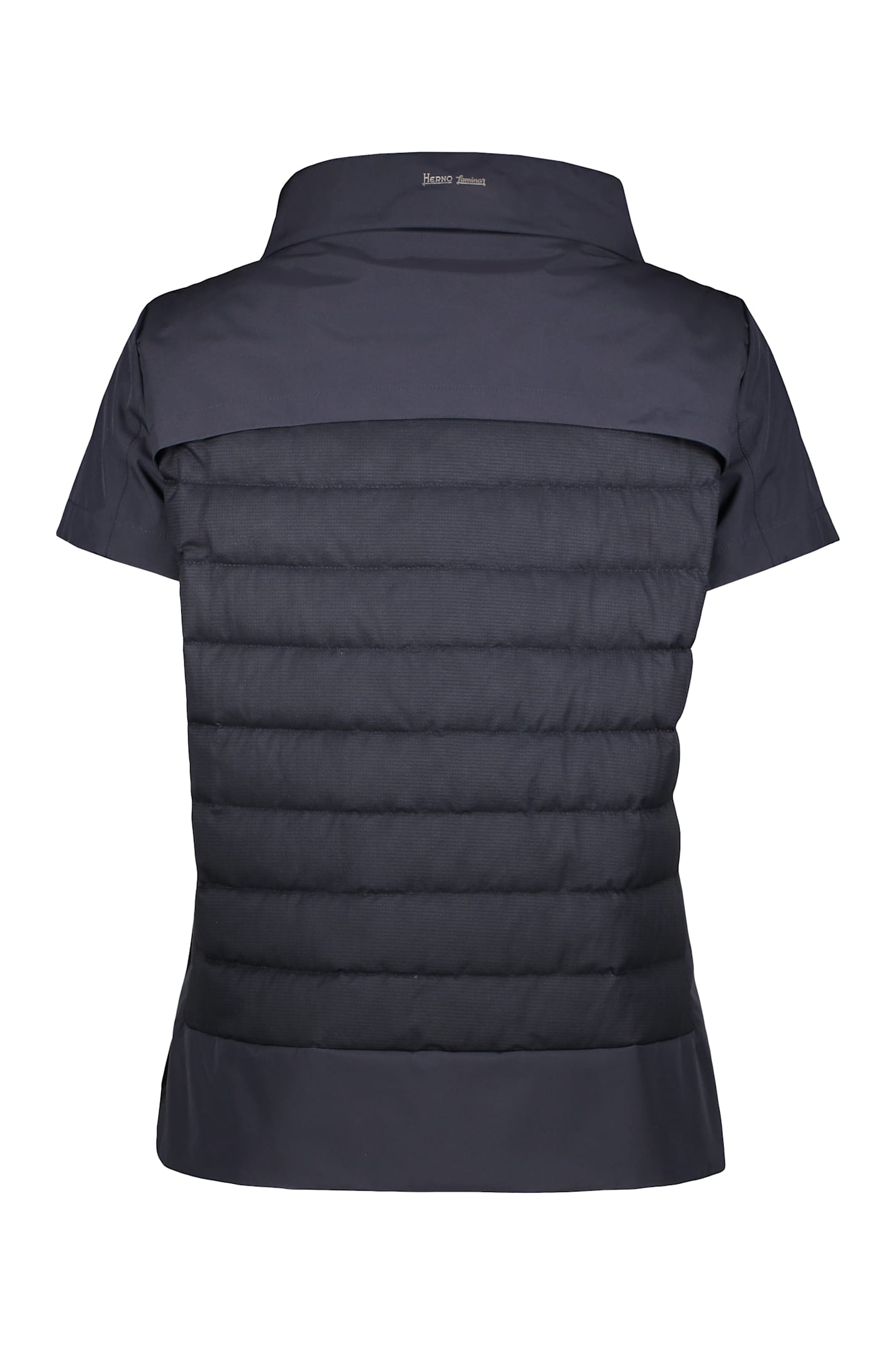 Herno Short-sleeve Jacket In Blue