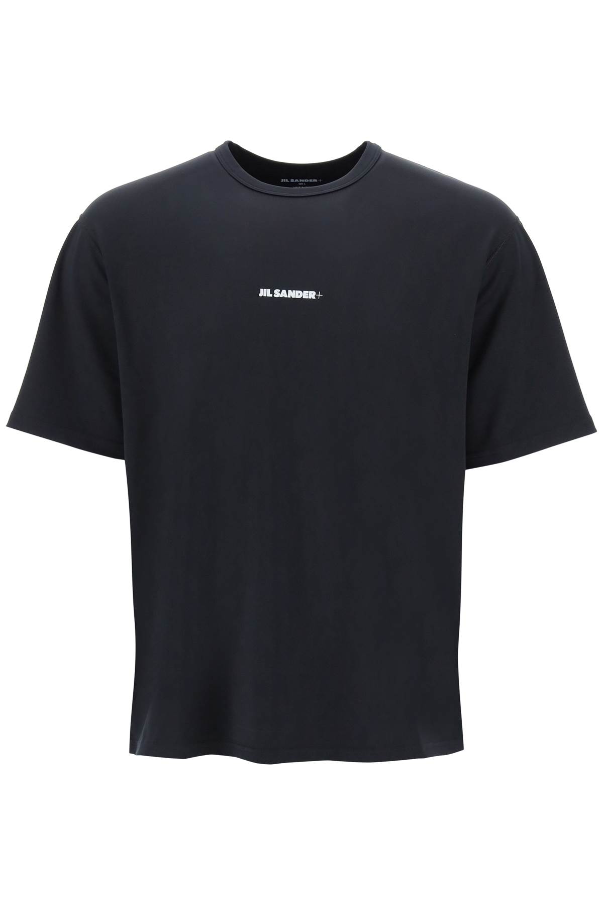 Shop Jil Sander Activewear Running T-shirt In Recycled Jersey In Black