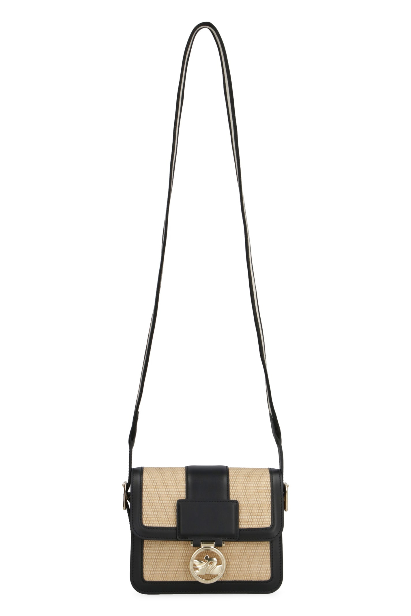 Shop Longchamp S Box Crossbody Bag In Black